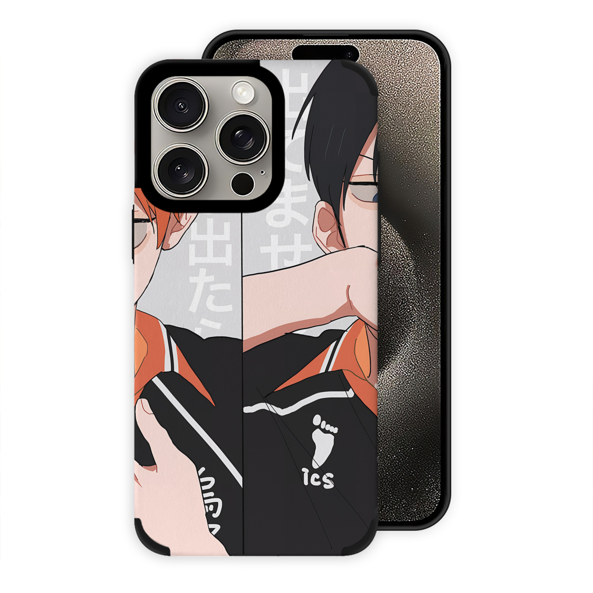 （画像用） ハイキュー!! Haikyu!! 【iPhone15ProMax対応】 PUレザー スマホケース 耐衝撃＆黄変防止