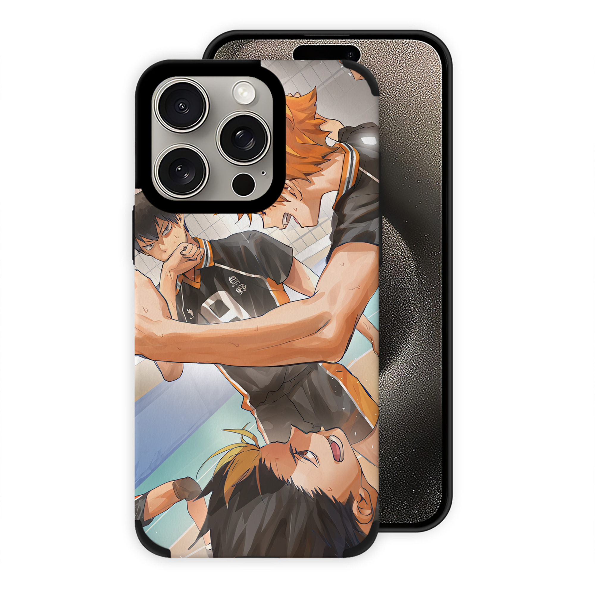 （画像用） ハイキュー!! Haikyu!! 【iPhone15ProMax対応】 PUレザー スマホケース 耐衝撃＆黄変防止