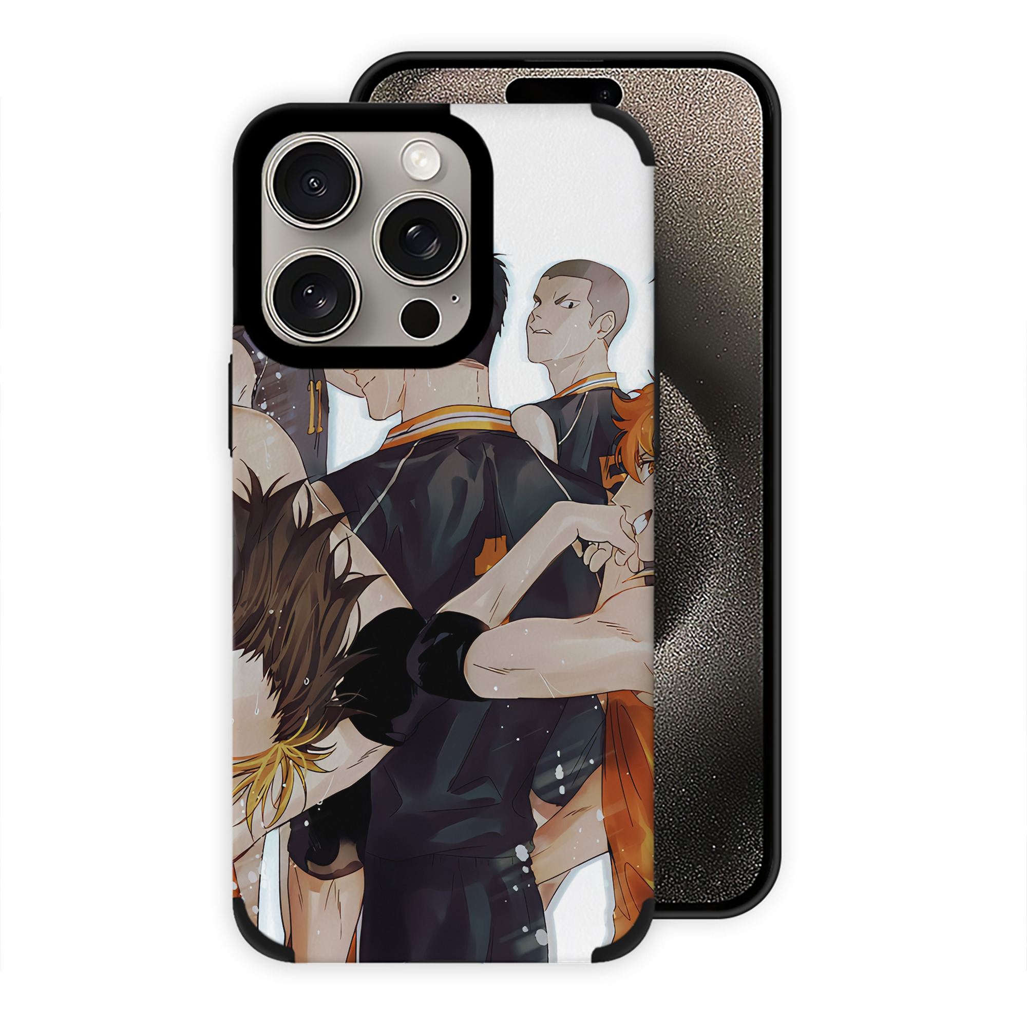 （画像用） ハイキュー!! Haikyu!! 【iPhone15ProMax対応】 PUレザー スマホケース 耐衝撃＆黄変防止