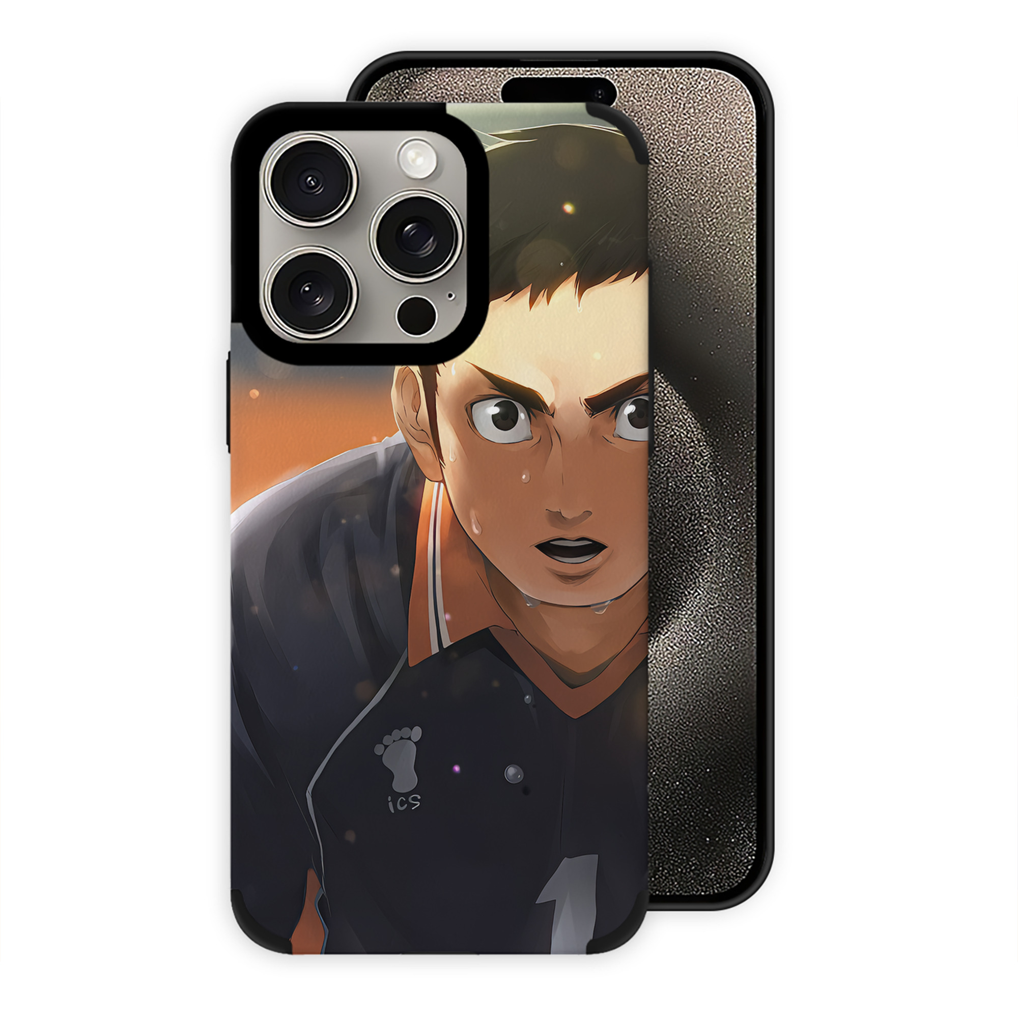 （画像用） ハイキュー!! Haikyu!! 【iPhone15ProMax対応】 PUレザー スマホケース 耐衝撃＆黄変防止