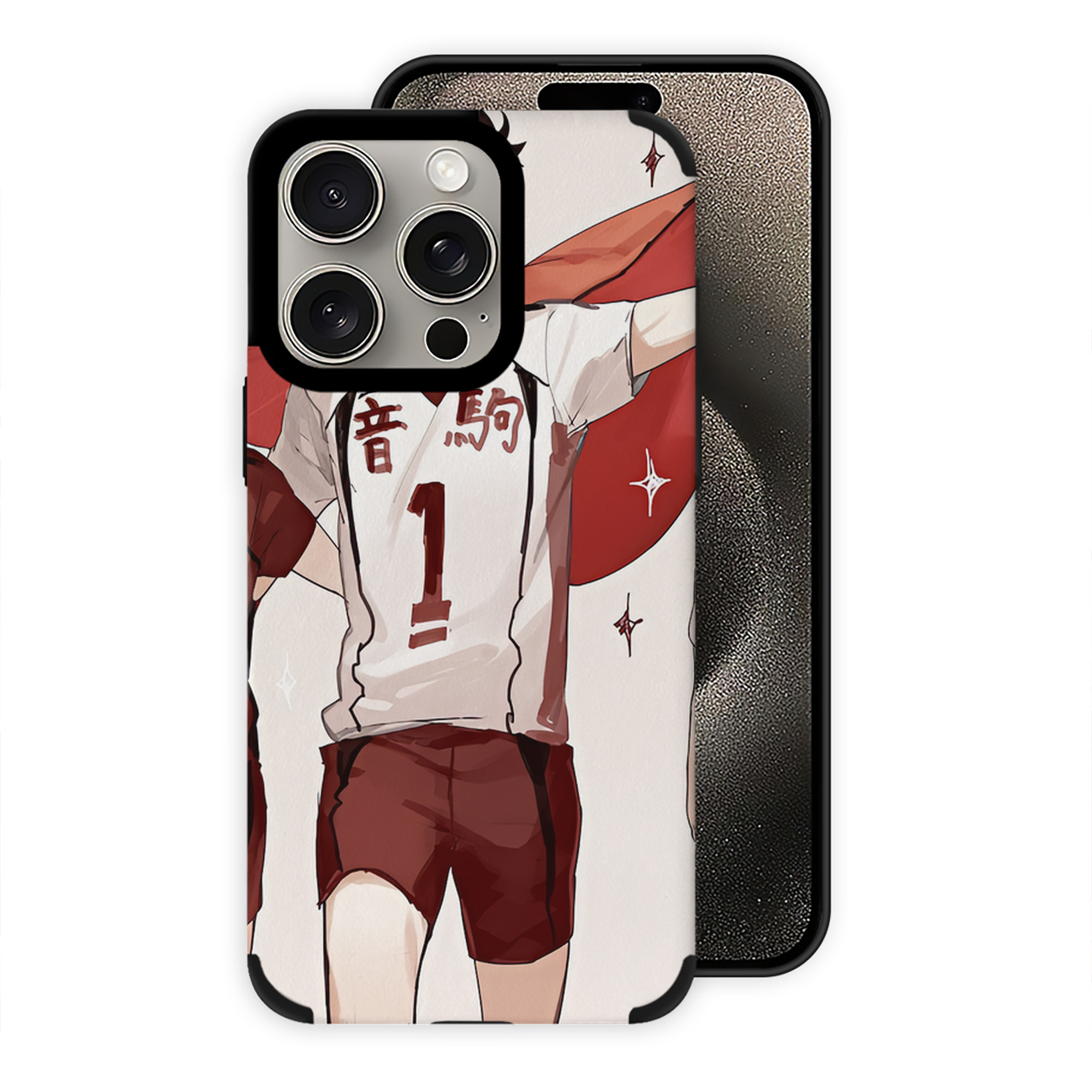 （画像用） ハイキュー!! Haikyu!! 【iPhone15ProMax対応】 PUレザー スマホケース 耐衝撃＆黄変防止