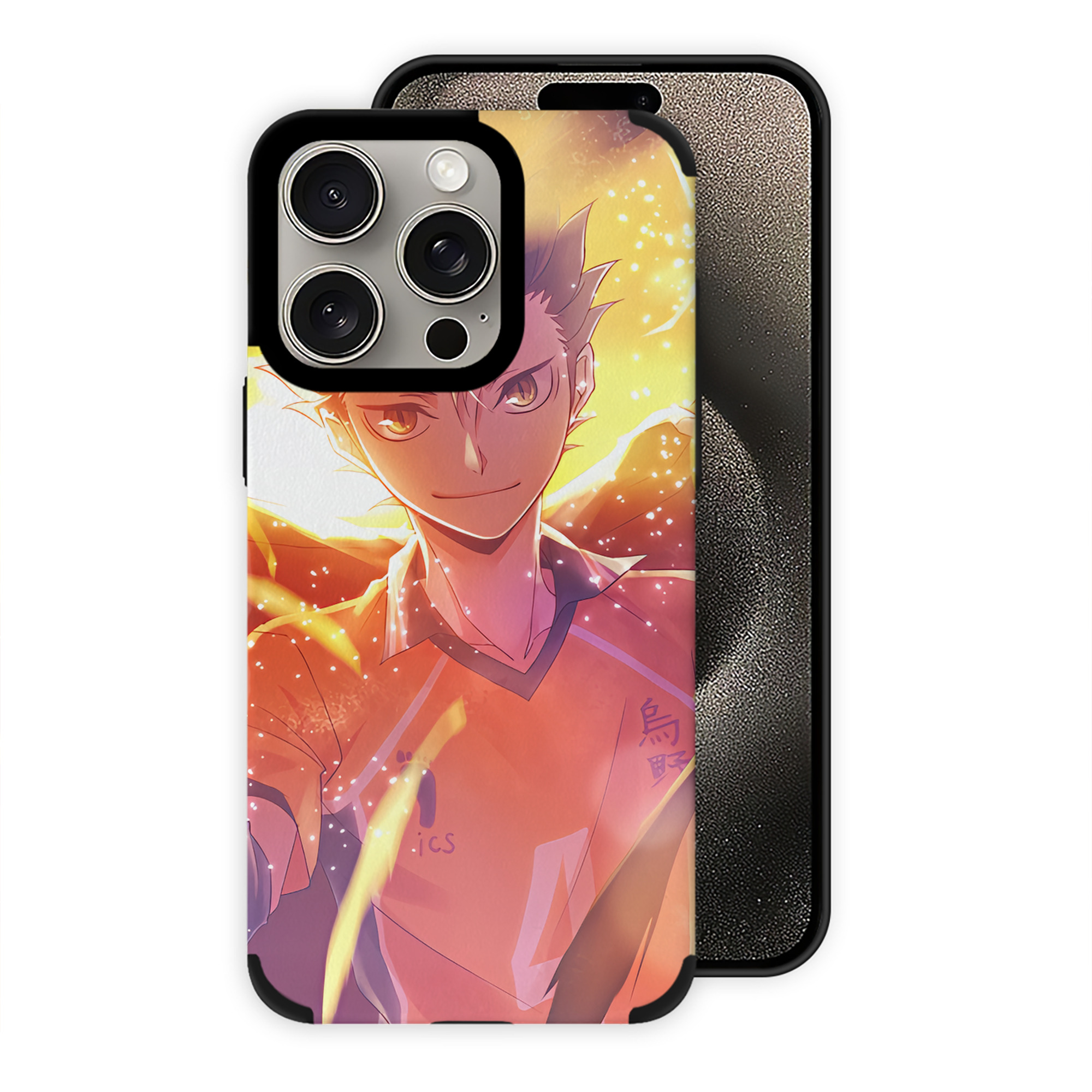 （画像用） ハイキュー!! Haikyu!! 【iPhone15ProMax対応】 PUレザー スマホケース 耐衝撃＆黄変防止