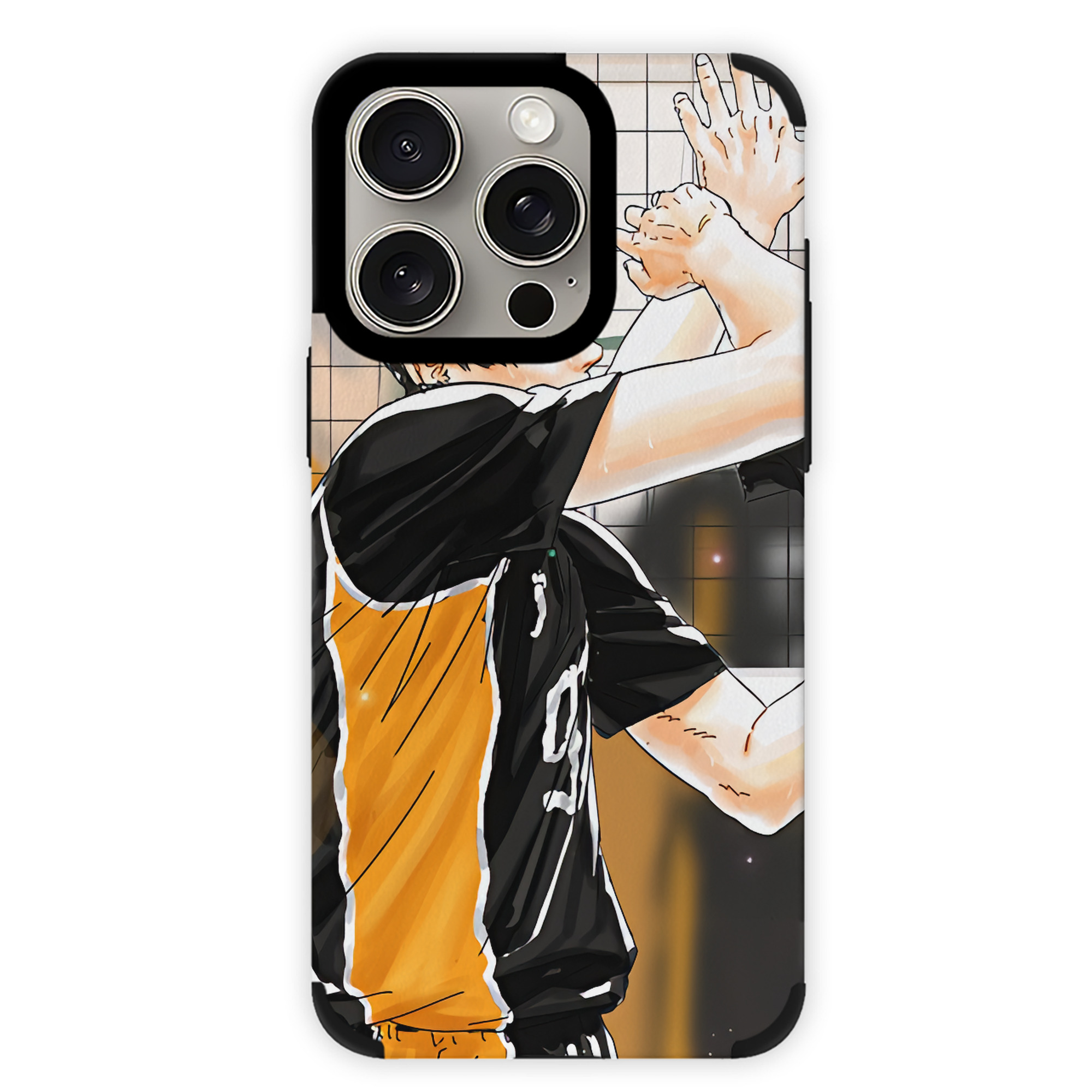 （画像用） ハイキュー!! Haikyu!! 【iPhone15ProMax対応】 PUレザー スマホケース 耐衝撃＆黄変防止