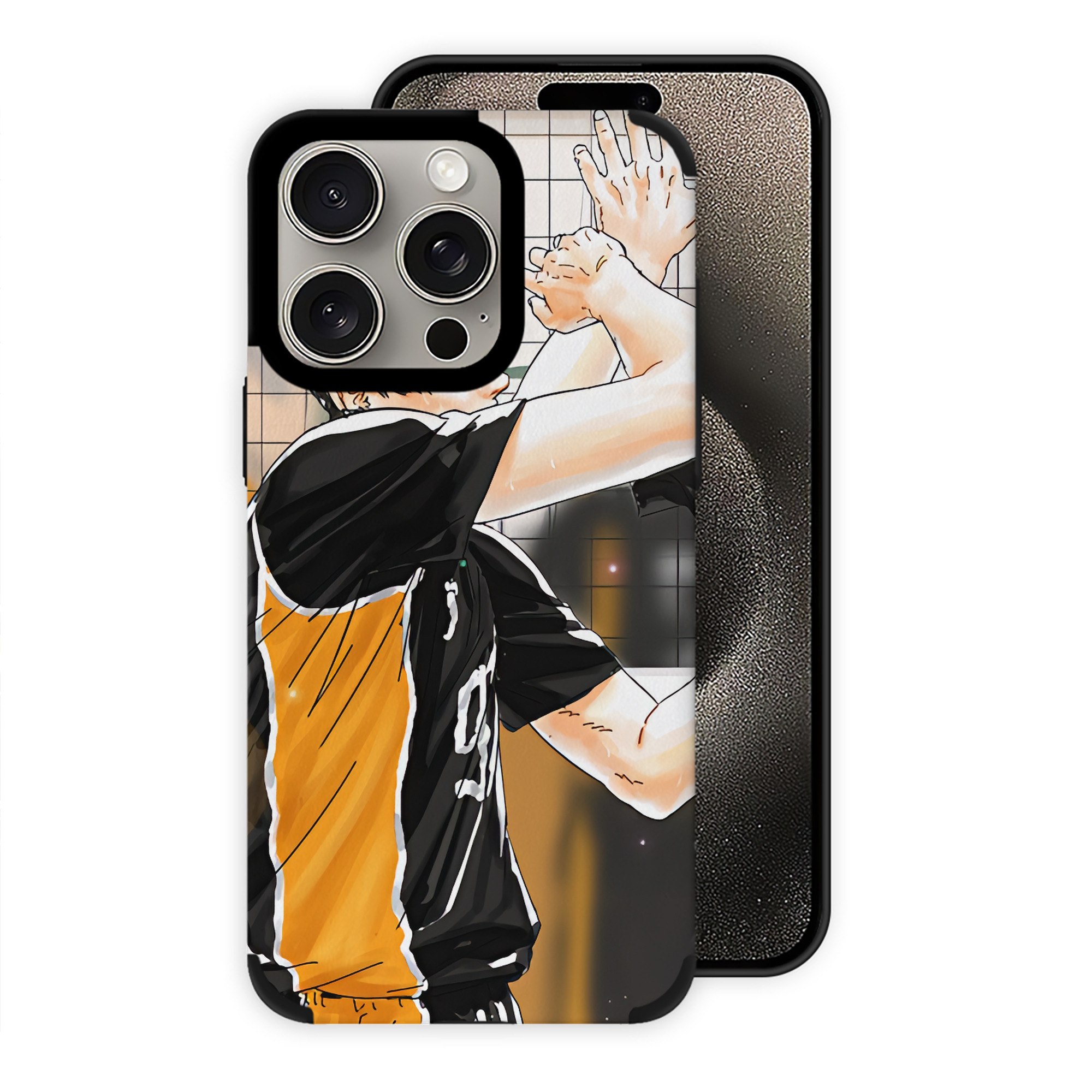 （画像用） ハイキュー!! Haikyu!! 【iPhone15ProMax対応】 PUレザー スマホケース 耐衝撃＆黄変防止