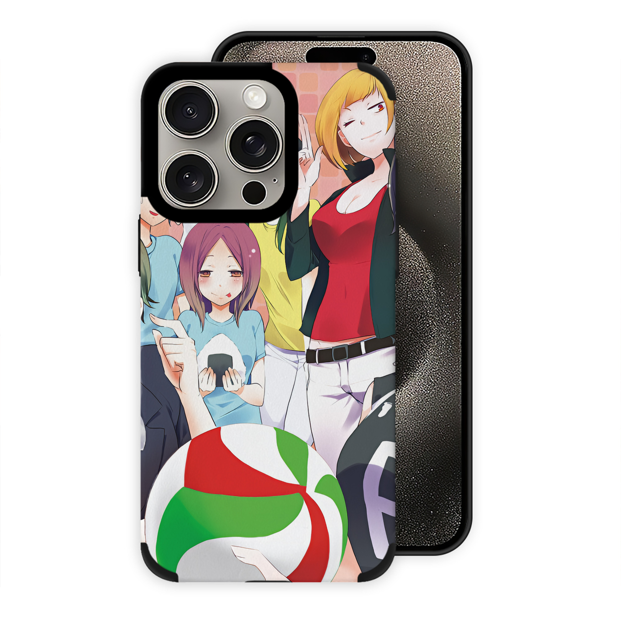 （画像用） ハイキュー!! Haikyu!! 【iPhone15ProMax対応】 PUレザー スマホケース 耐衝撃＆黄変防止