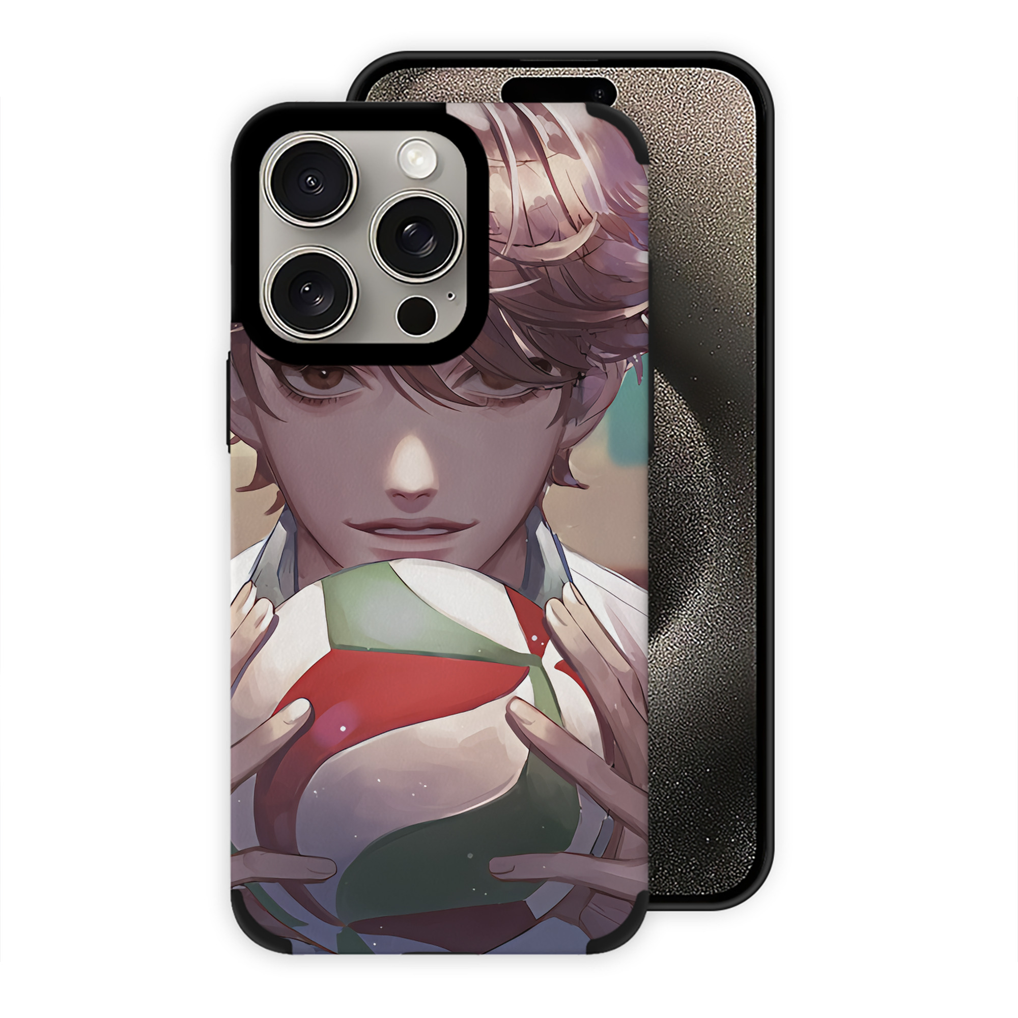 （画像用） ハイキュー!! Haikyu!! 【iPhone15ProMax対応】 PUレザー スマホケース 耐衝撃＆黄変防止