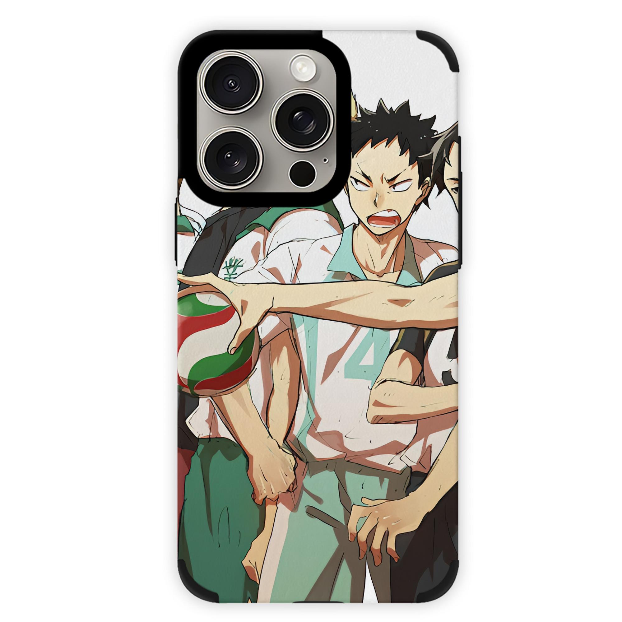 （画像用） ハイキュー!! Haikyu!! 【iPhone15ProMax対応】 PUレザー スマホケース 耐衝撃＆黄変防止