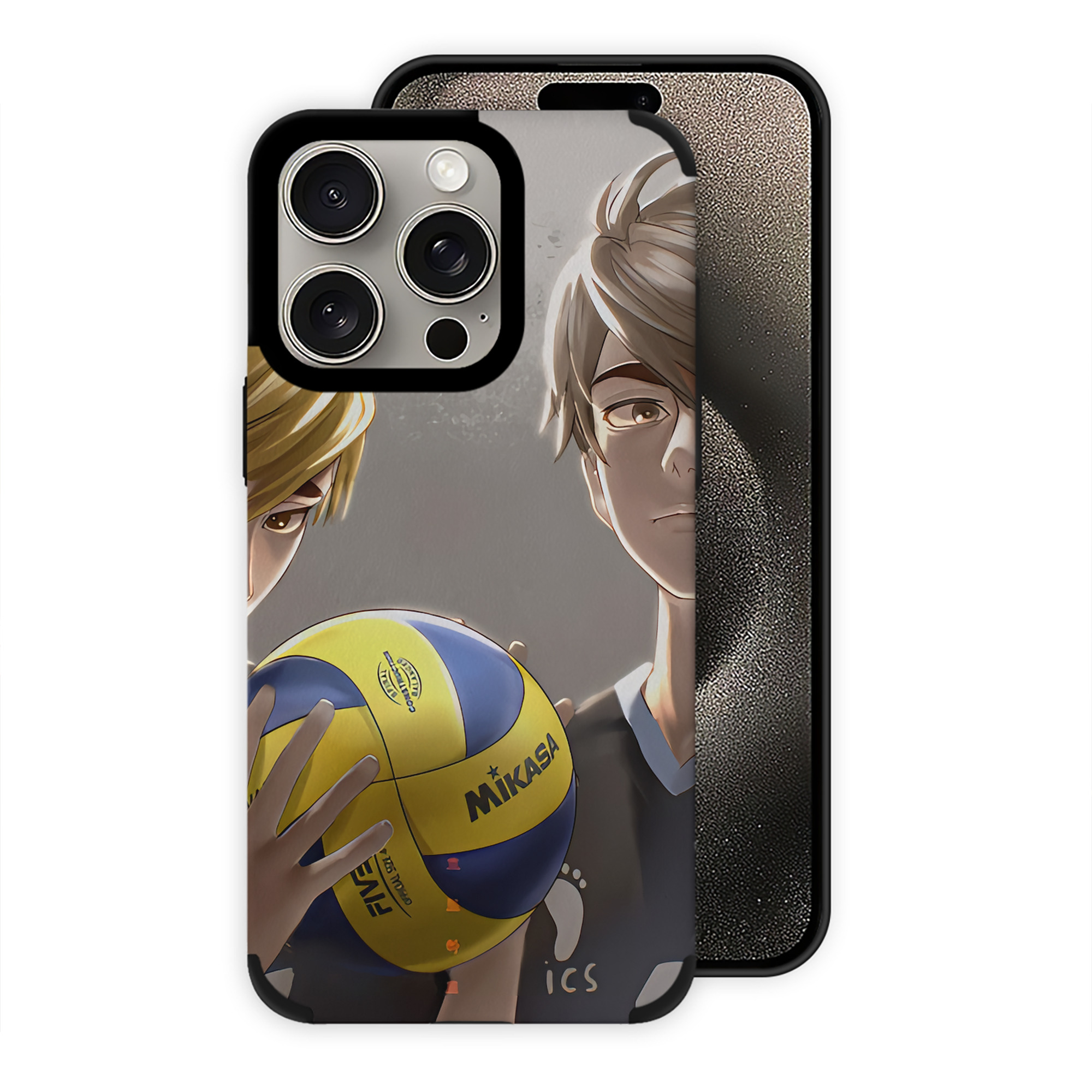 （画像用） ハイキュー!! Haikyu!! 【iPhone15ProMax対応】 PUレザー スマホケース 耐衝撃＆黄変防止