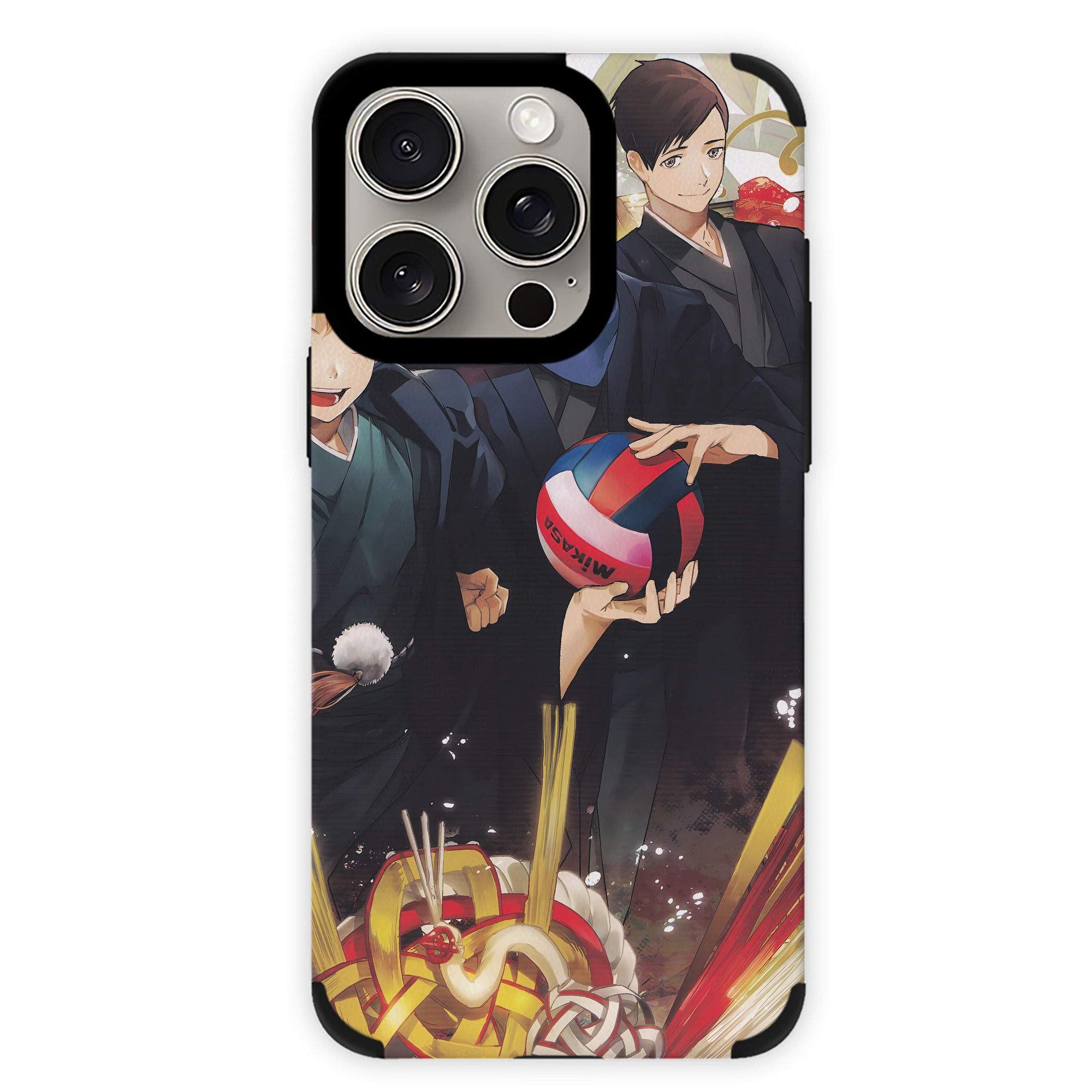（画像用） ハイキュー!! Haikyu!! 【iPhone15ProMax対応】 PUレザー スマホケース 耐衝撃＆黄変防止
