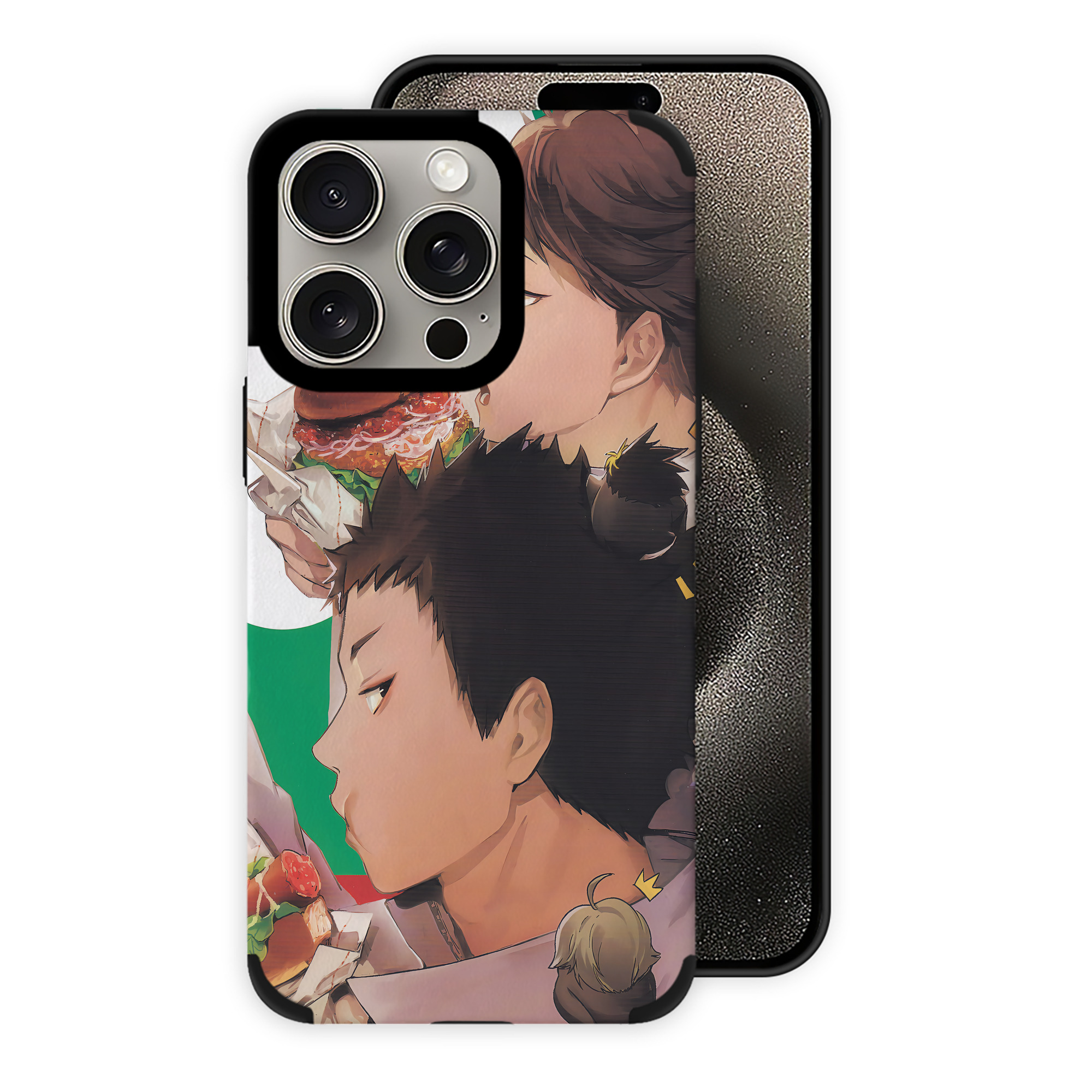 （画像用） ハイキュー!! Haikyu!! 【iPhone15ProMax対応】 PUレザー スマホケース 耐衝撃＆黄変防止