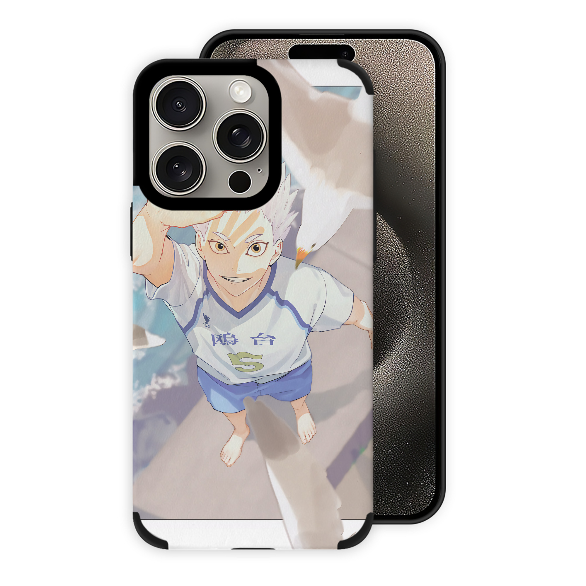 （画像用） ハイキュー!! Haikyu!! 【iPhone15ProMax対応】 PUレザー スマホケース 耐衝撃＆黄変防止
