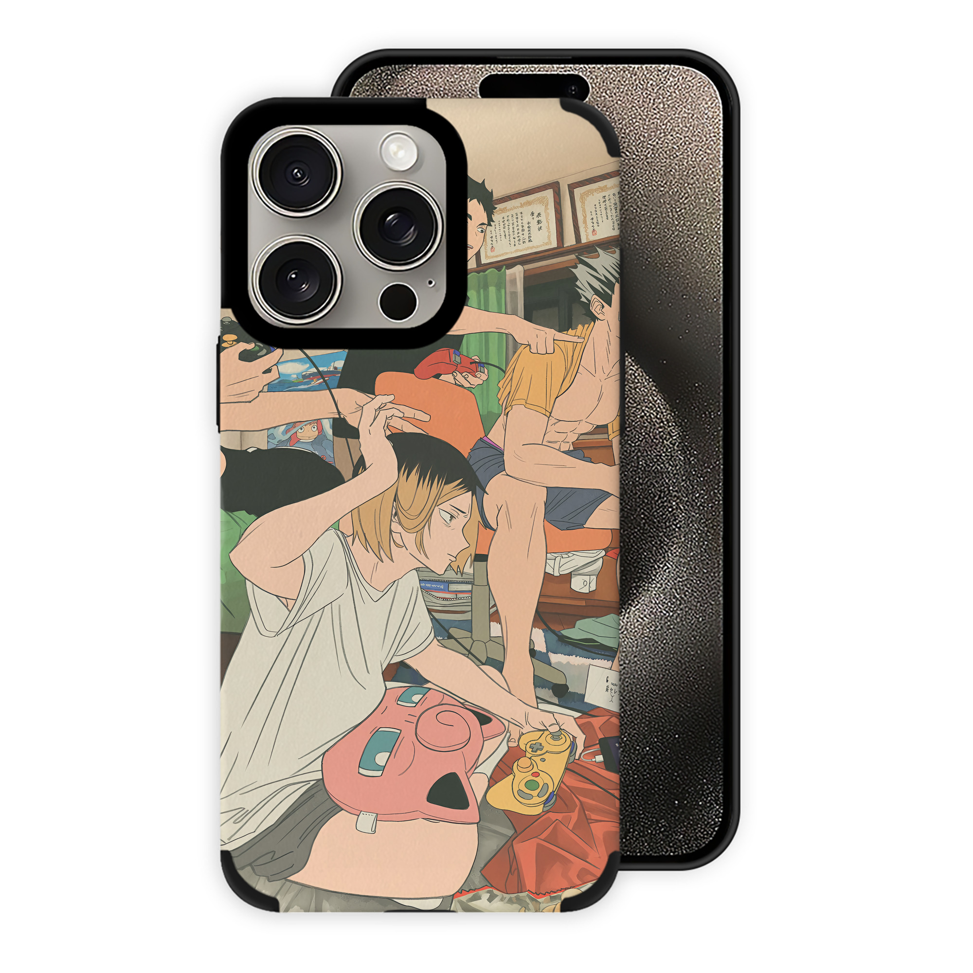 （画像用） ハイキュー!! Haikyu!! 【iPhone15ProMax対応】 PUレザー スマホケース 耐衝撃＆黄変防止