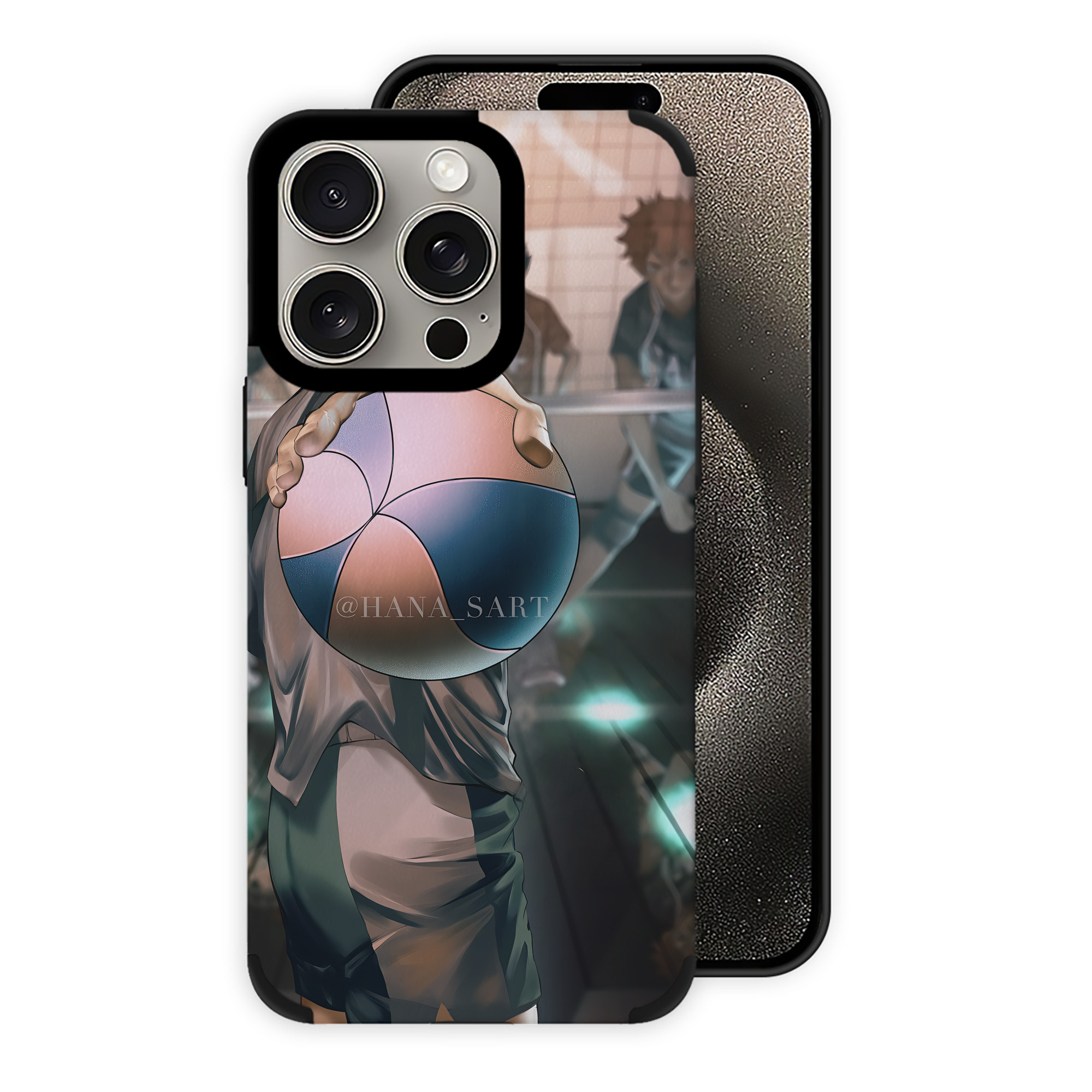 （画像用） ハイキュー!! Haikyu!! 【iPhone15ProMax対応】 PUレザー スマホケース 耐衝撃＆黄変防止
