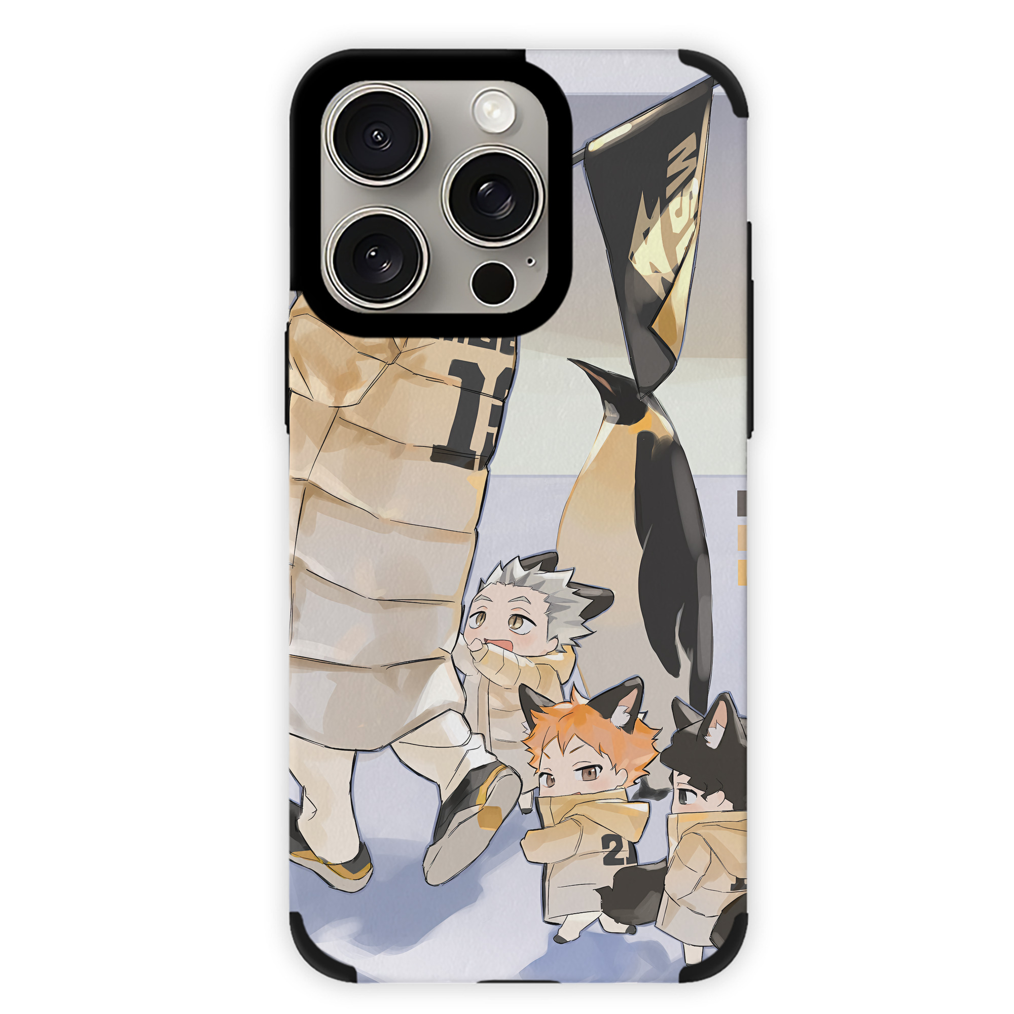 （画像用） ハイキュー!! Haikyu!! 【iPhone15ProMax対応】 PUレザー スマホケース 耐衝撃＆黄変防止