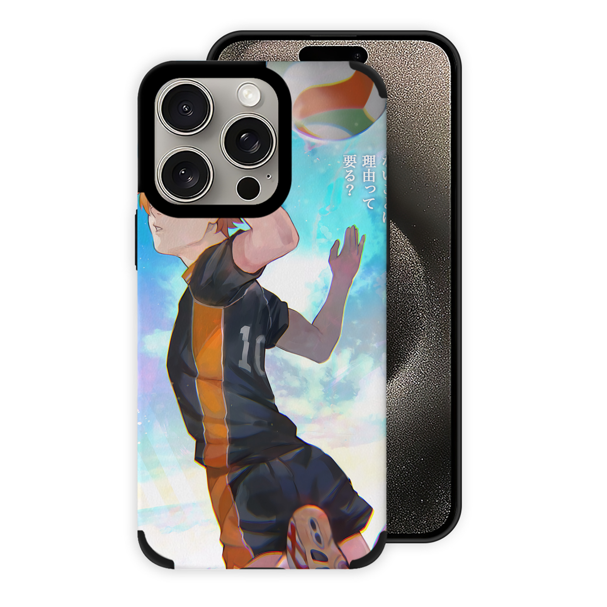 （画像用） ハイキュー!! Haikyu!! 【iPhone15ProMax対応】 PUレザー スマホケース 耐衝撃＆黄変防止