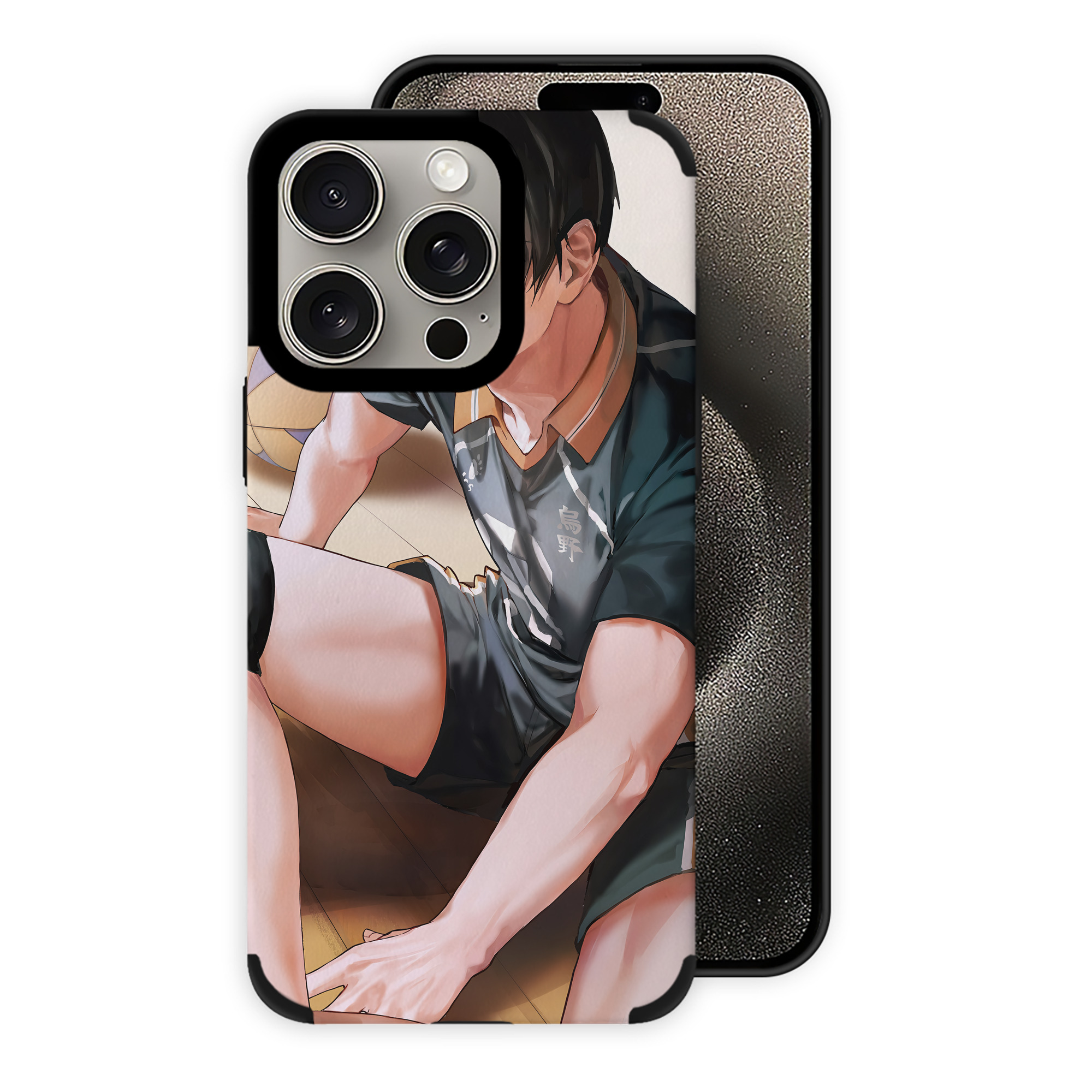 （画像用） ハイキュー!! Haikyu!! 【iPhone15ProMax対応】 PUレザー スマホケース 耐衝撃＆黄変防止