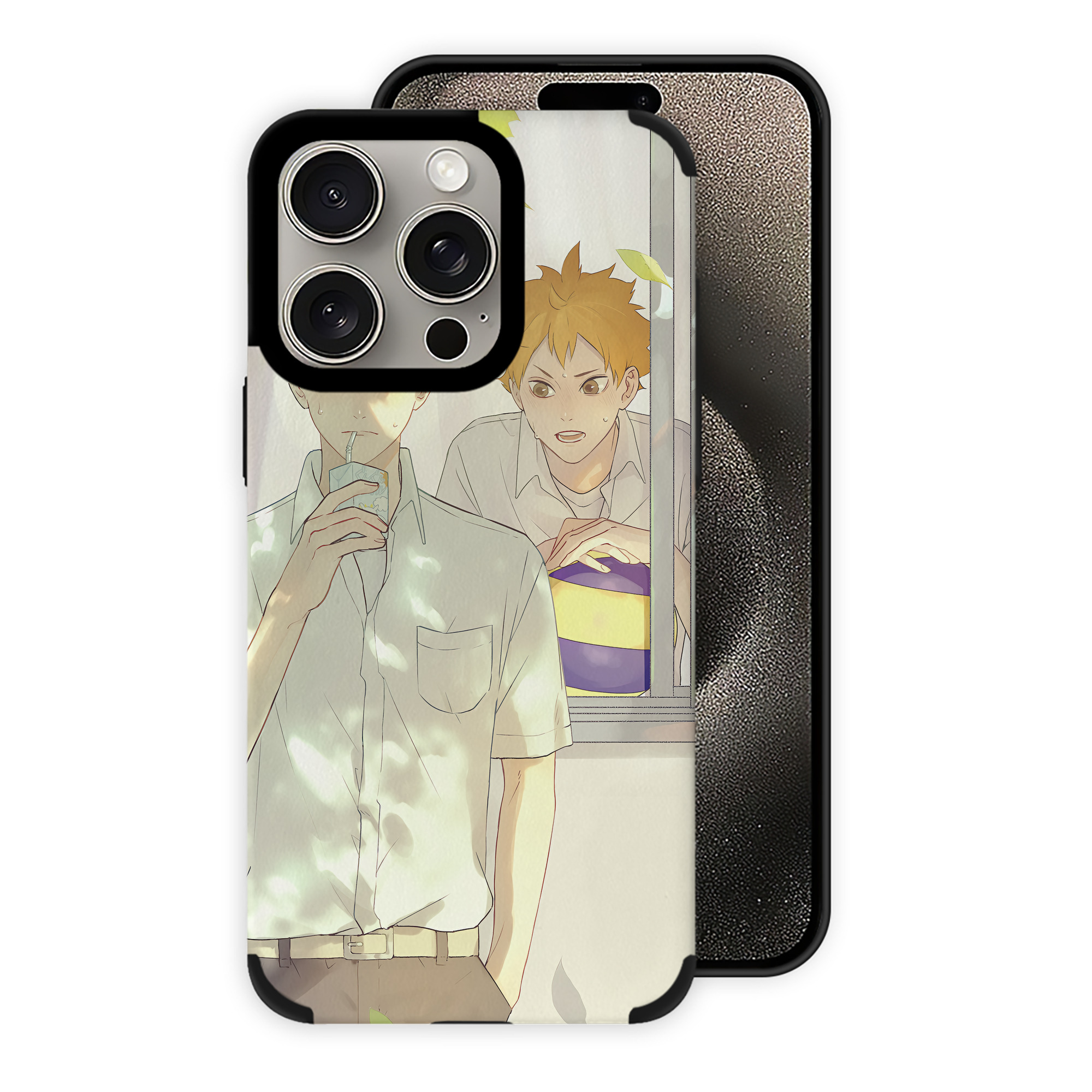 （画像用） ハイキュー!! Haikyu!! 【iPhone15ProMax対応】 PUレザー スマホケース 耐衝撃＆黄変防止
