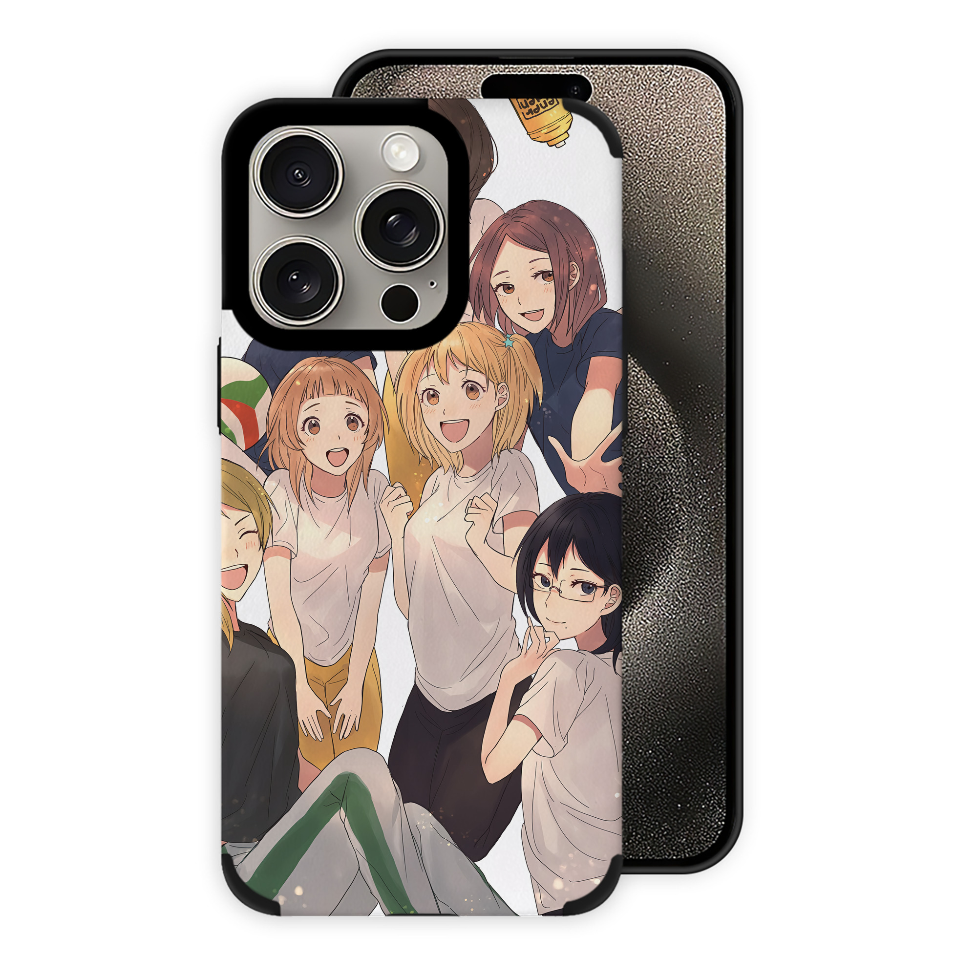 （画像用） ハイキュー!! Haikyu!! 【iPhone15ProMax対応】 PUレザー スマホケース 耐衝撃＆黄変防止