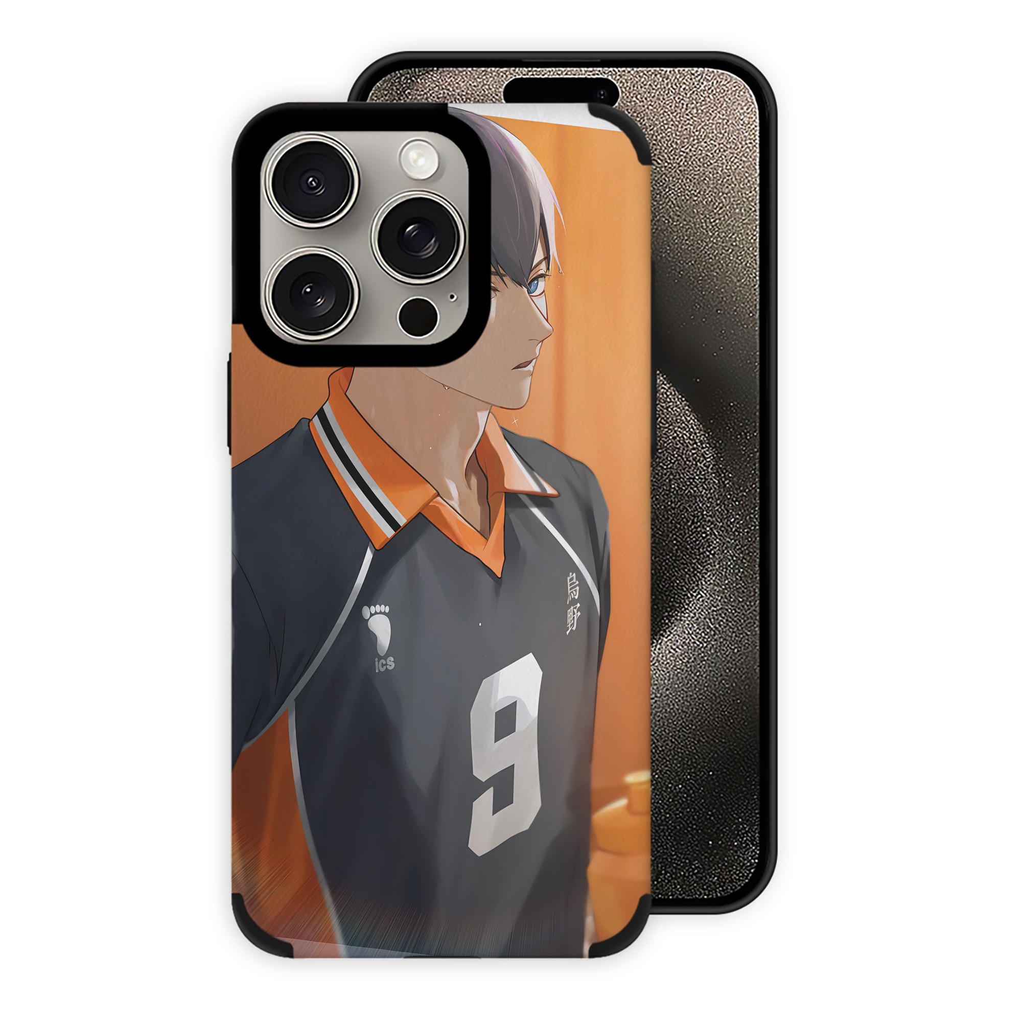 （画像用） ハイキュー!! Haikyu!! 【iPhone15ProMax対応】 PUレザー スマホケース 耐衝撃＆黄変防止