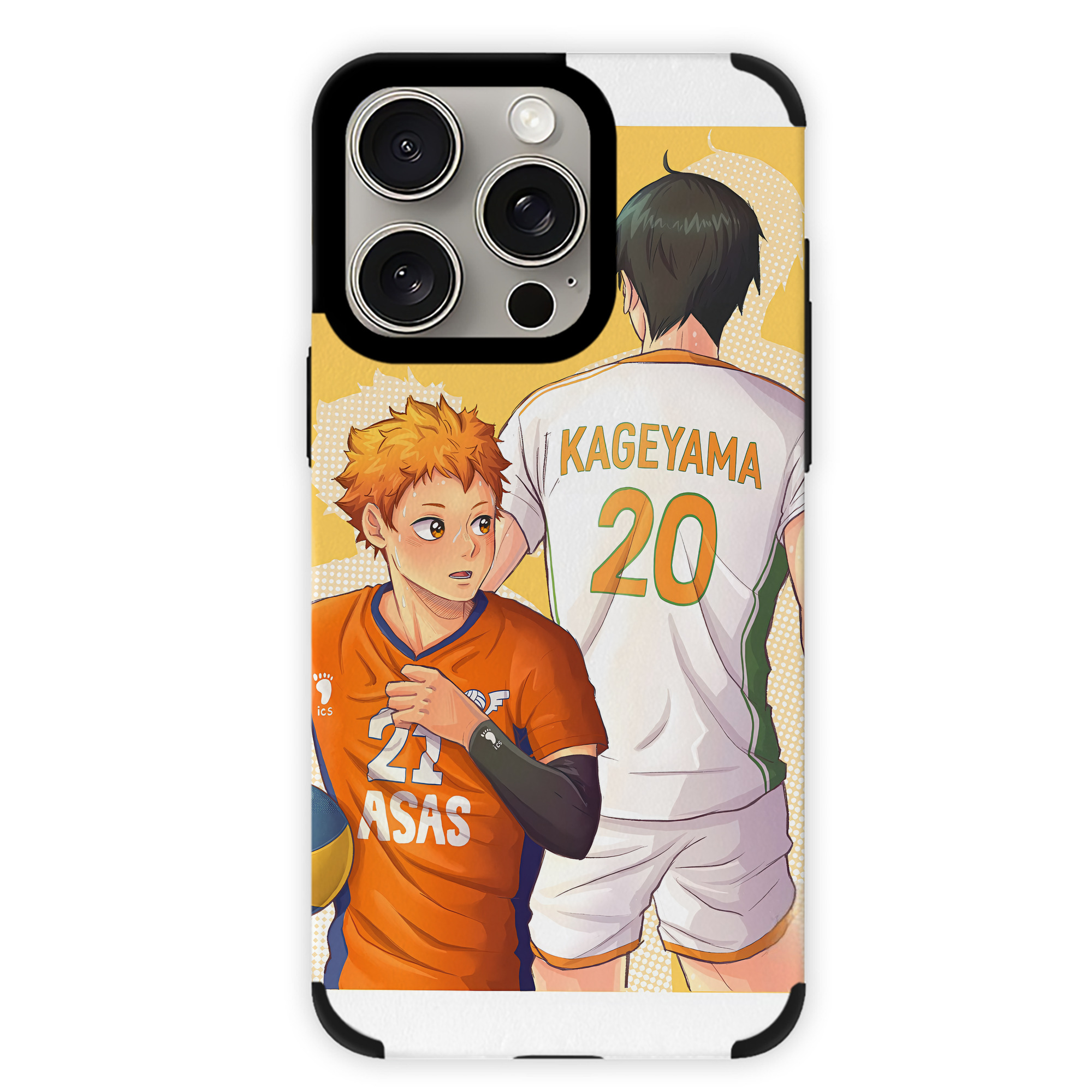 （画像用） ハイキュー!! Haikyu!! 【iPhone15ProMax対応】 PUレザー スマホケース 耐衝撃＆黄変防止
