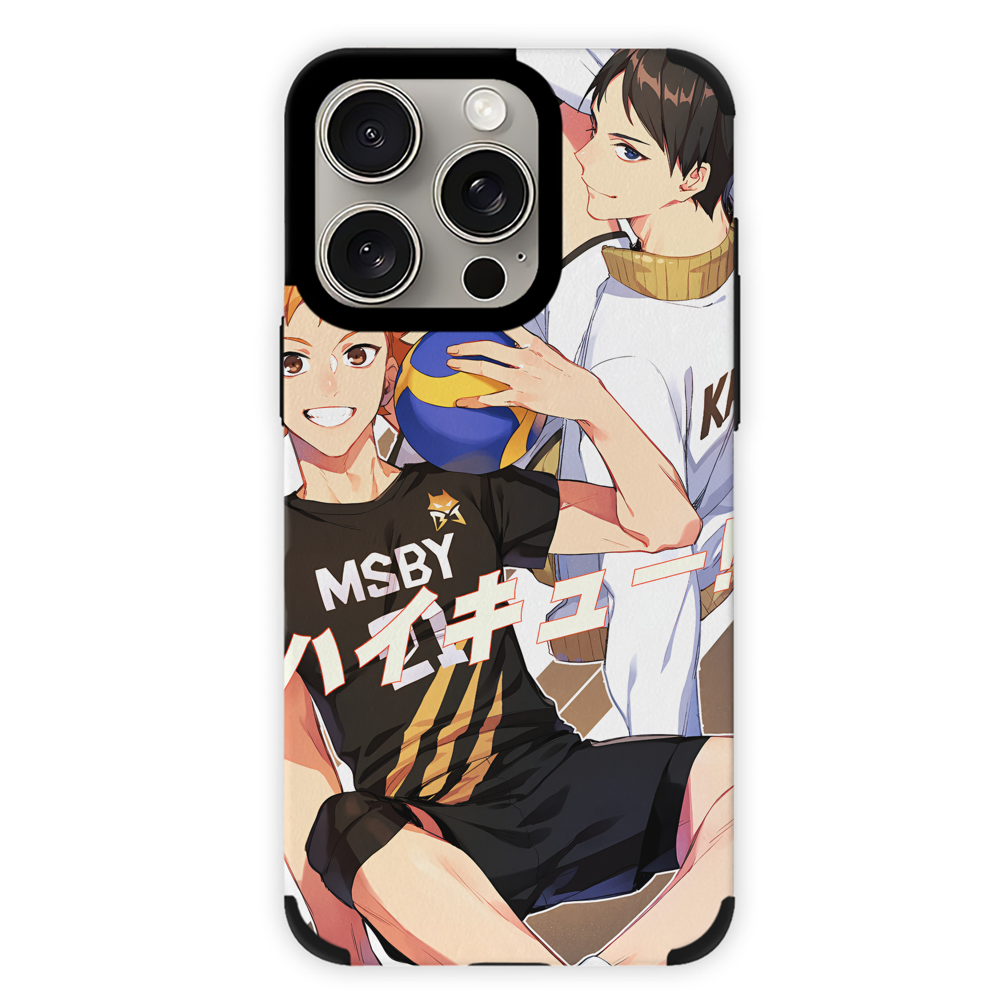 （画像用） ハイキュー!! Haikyu!! 【iPhone15ProMax対応】 PUレザー スマホケース 耐衝撃＆黄変防止