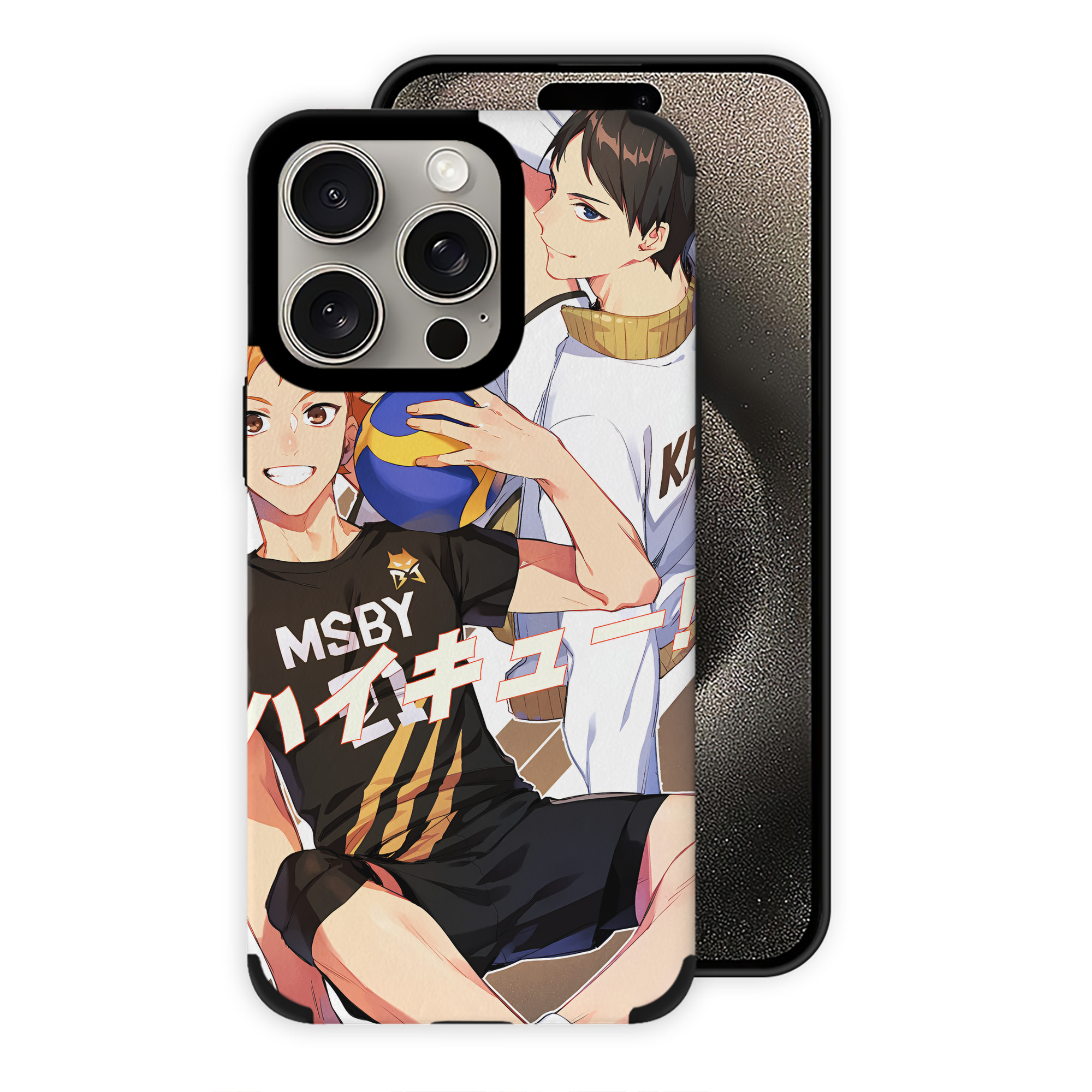（画像用） ハイキュー!! Haikyu!! 【iPhone15ProMax対応】 PUレザー スマホケース 耐衝撃＆黄変防止