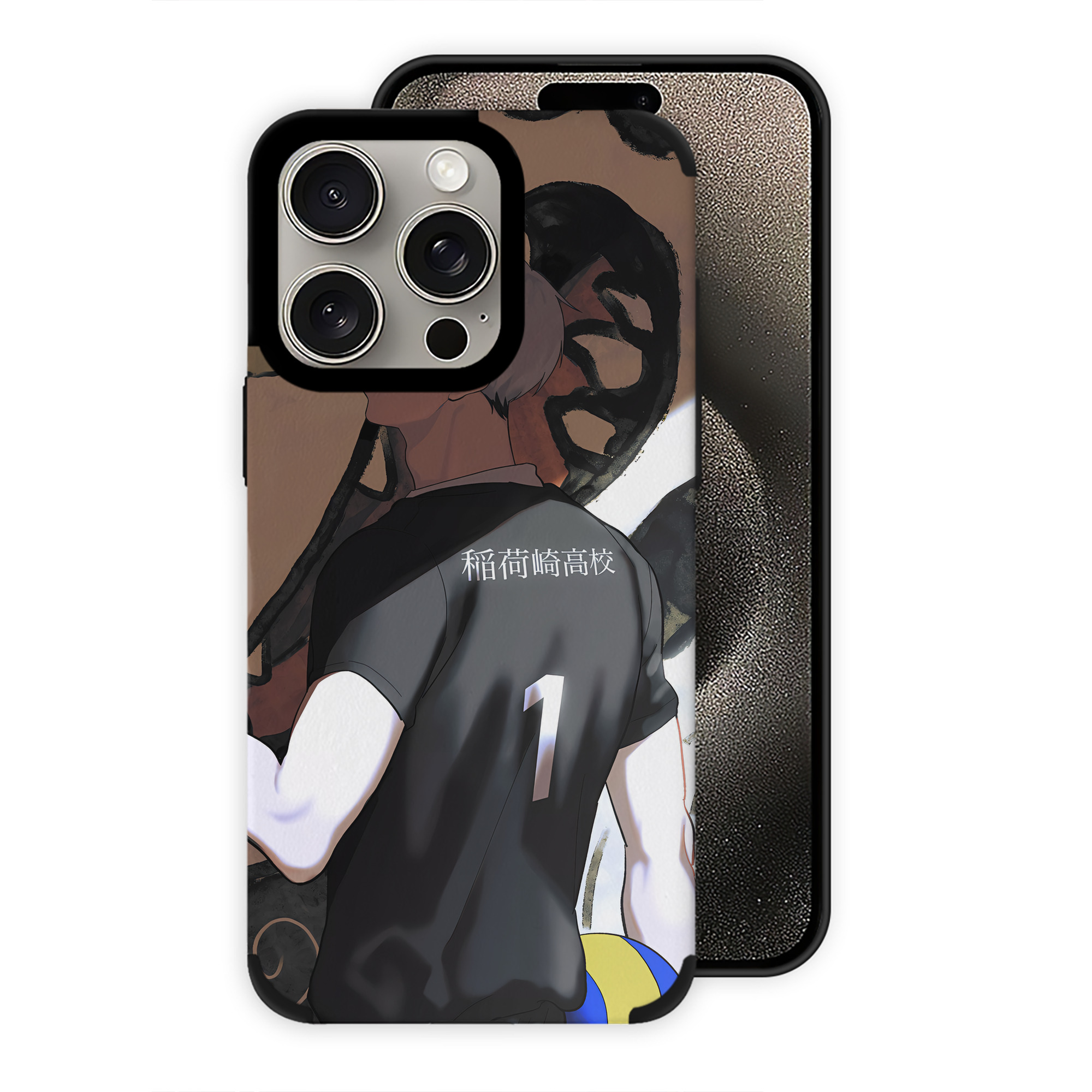 （画像用） ハイキュー!! Haikyu!! 【iPhone15ProMax対応】 PUレザー スマホケース 耐衝撃＆黄変防止