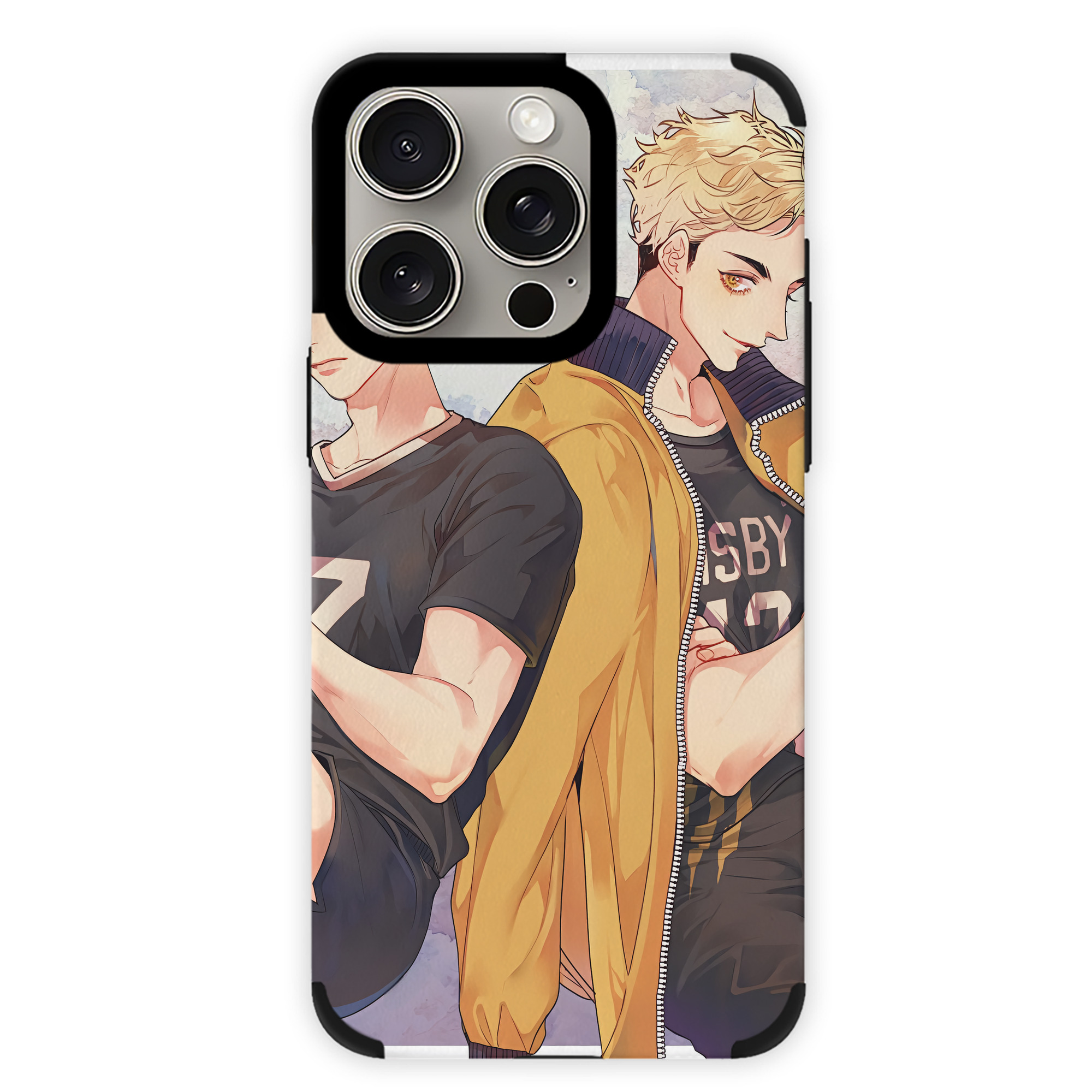 （画像用） ハイキュー!! Haikyu!! 【iPhone15ProMax対応】 PUレザー スマホケース 耐衝撃＆黄変防止
