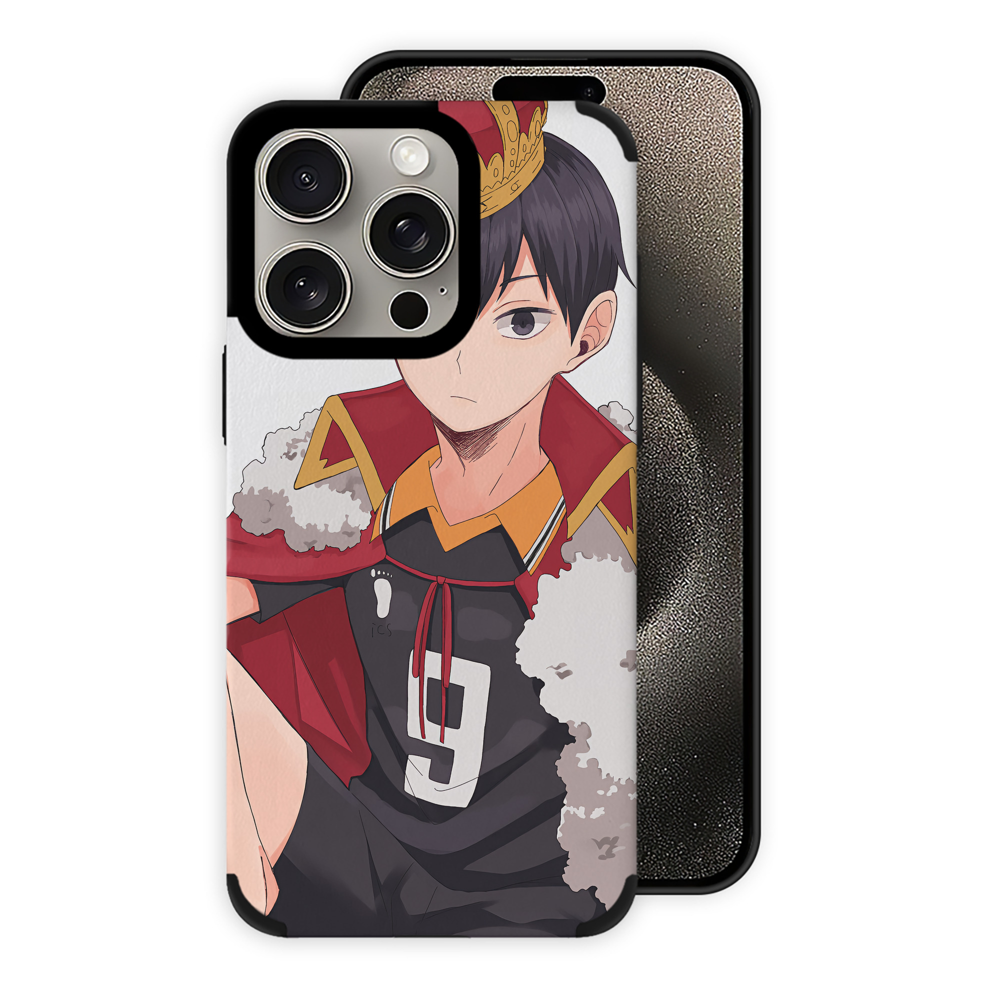 （画像用） ハイキュー!! Haikyu!! 【iPhone15ProMax対応】 PUレザー スマホケース 耐衝撃＆黄変防止