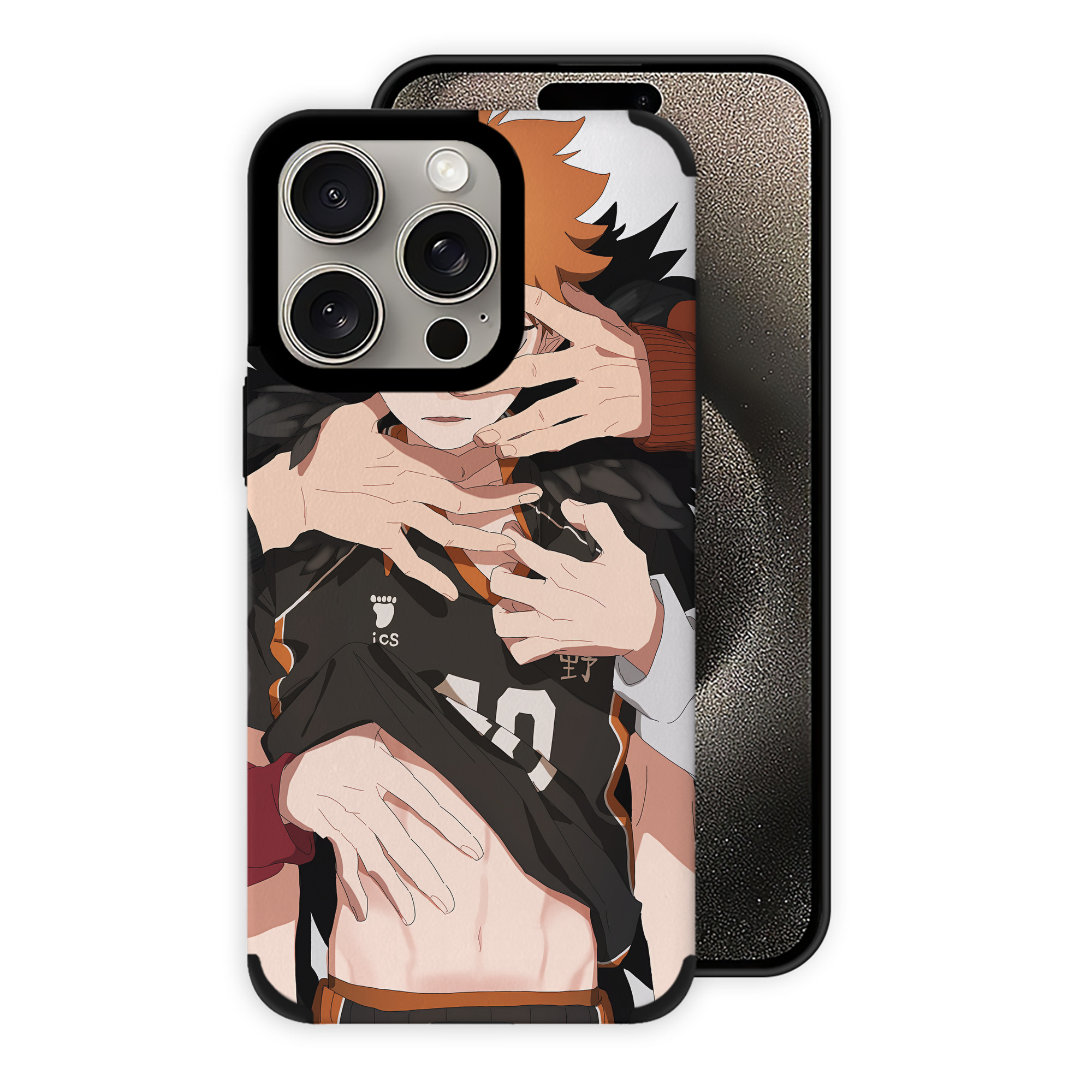 （画像用） ハイキュー!! Haikyu!! 【iPhone15ProMax対応】 PUレザー スマホケース 耐衝撃＆黄変防止