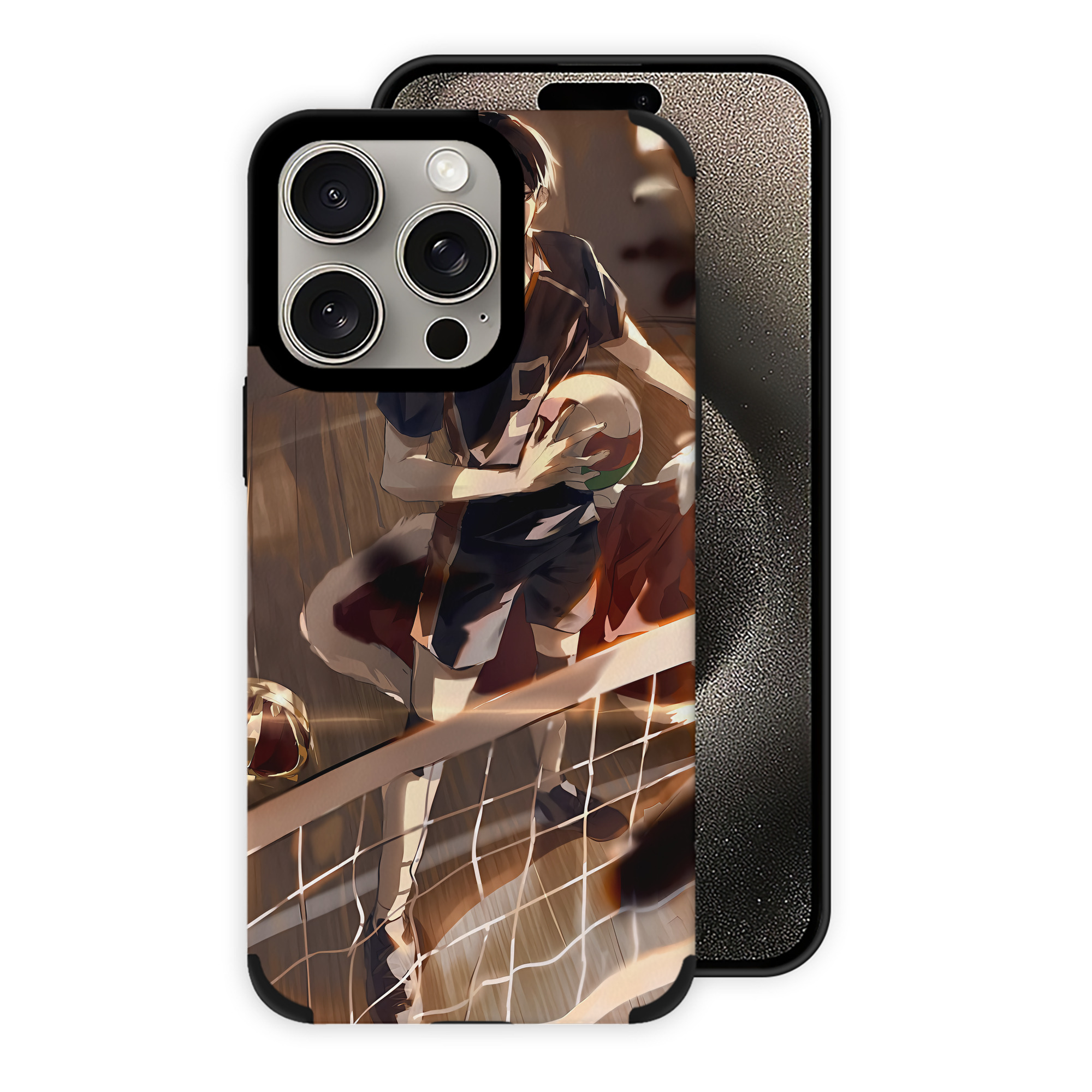 （画像用） ハイキュー!! Haikyu!! 【iPhone15ProMax対応】 PUレザー スマホケース 耐衝撃＆黄変防止