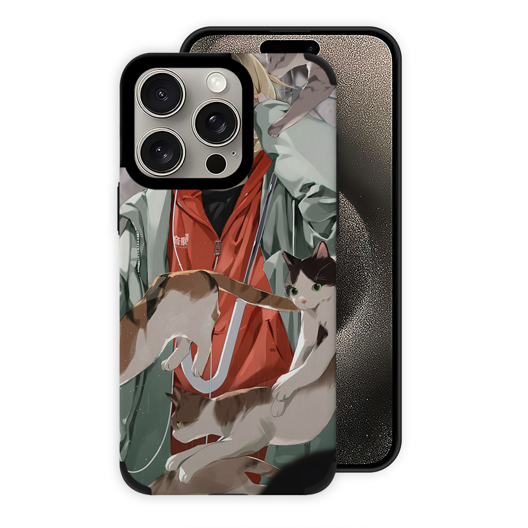（画像用） ハイキュー!! Haikyu!! 【iPhone15ProMax対応】 PUレザー スマホケース 耐衝撃＆黄変防止