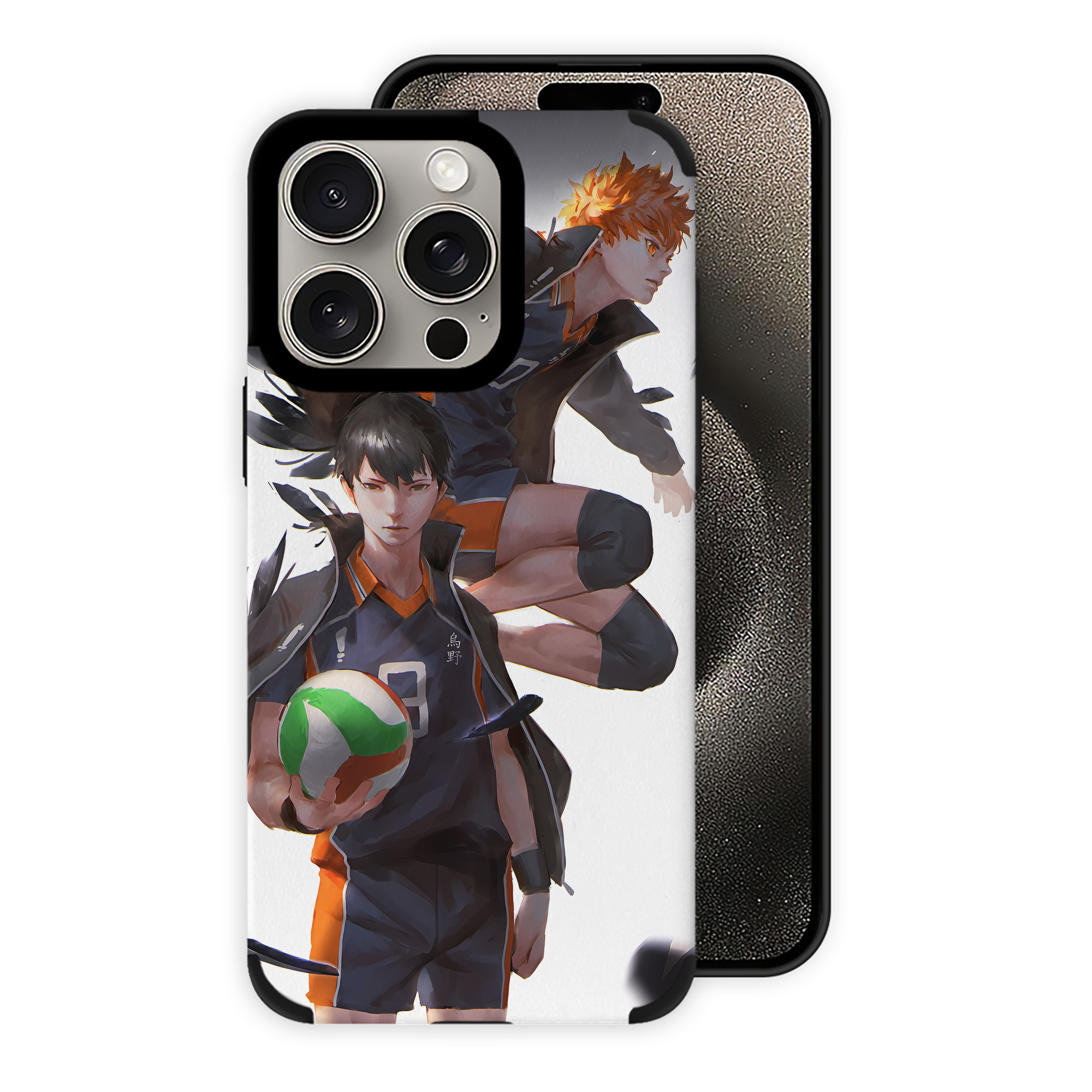 （画像用） ハイキュー!! Haikyu!! 【iPhone15ProMax対応】 PUレザー スマホケース 耐衝撃＆黄変防止