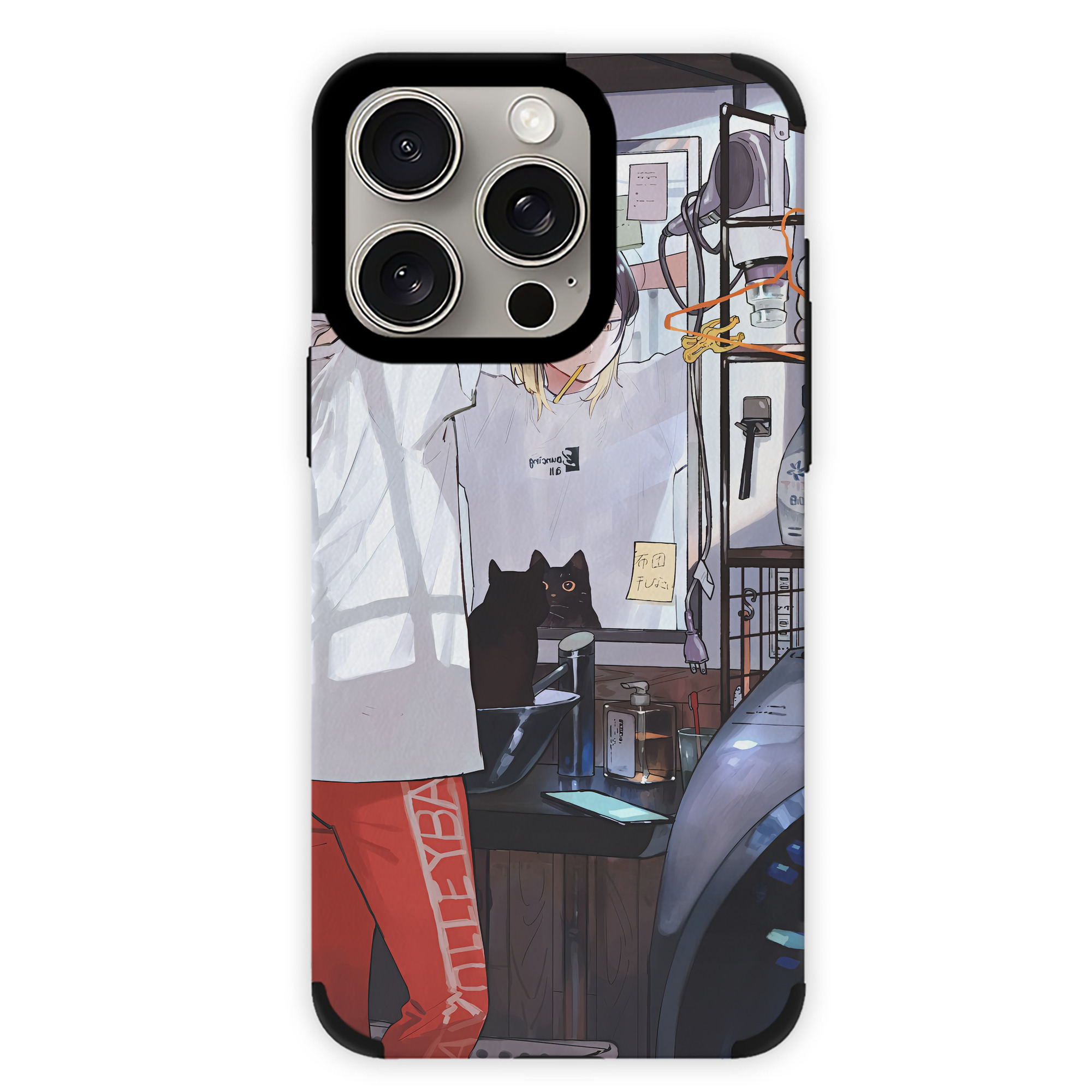 （画像用） ハイキュー!! Haikyu!! 【iPhone15ProMax対応】 PUレザー スマホケース 耐衝撃＆黄変防止