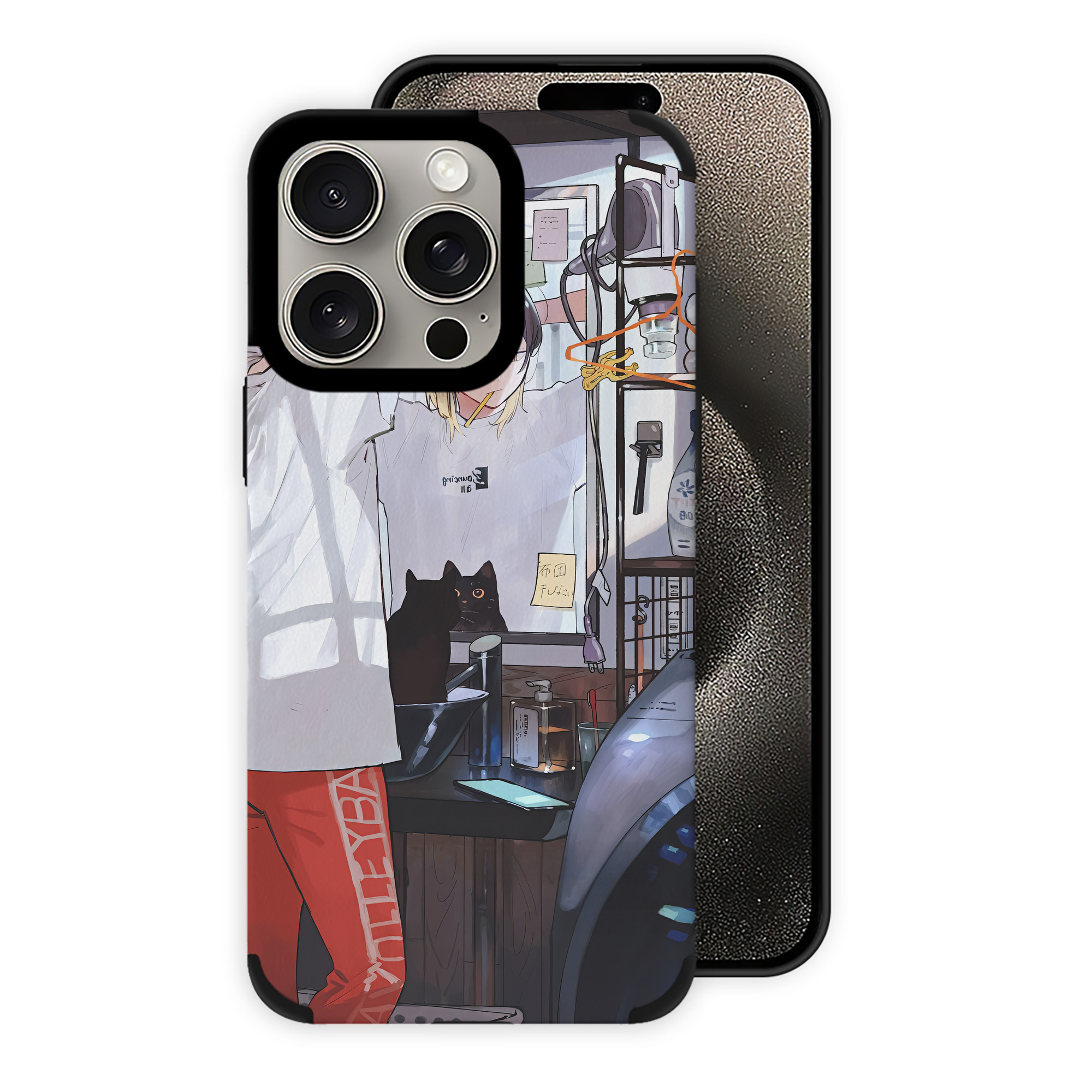 （画像用） ハイキュー!! Haikyu!! 【iPhone15ProMax対応】 PUレザー スマホケース 耐衝撃＆黄変防止