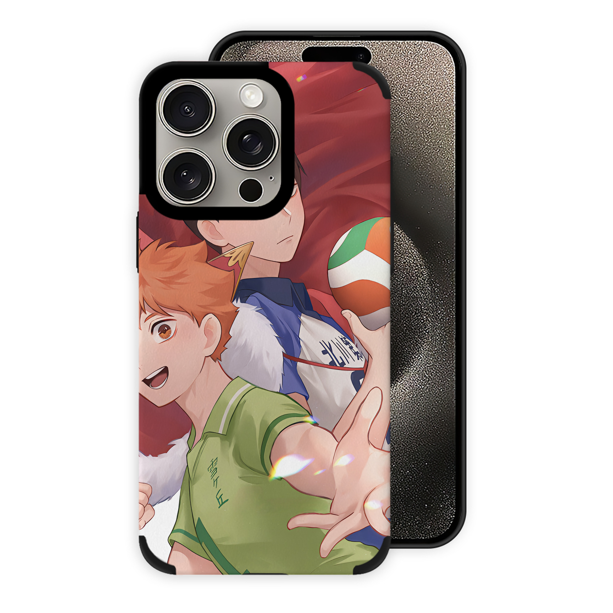 （画像用） ハイキュー!! Haikyu!! 【iPhone15ProMax対応】 PUレザー スマホケース 耐衝撃＆黄変防止