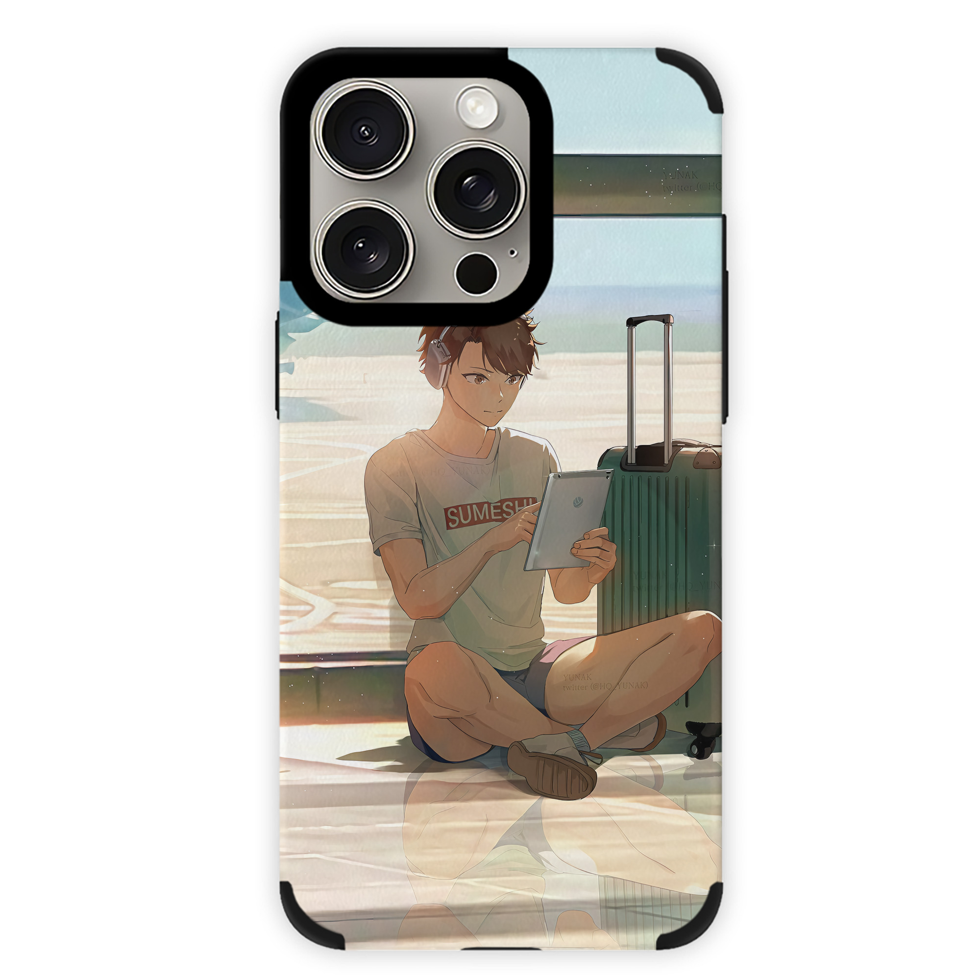 （画像用） ハイキュー!! Haikyu!! 【iPhone15ProMax対応】 PUレザー スマホケース 耐衝撃＆黄変防止