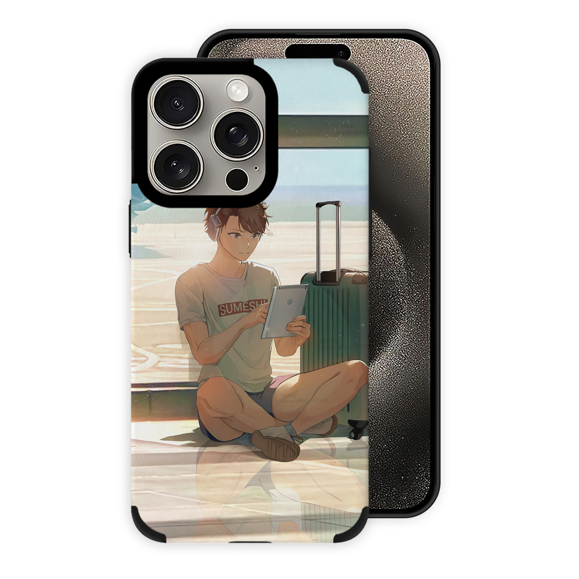 （画像用） ハイキュー!! Haikyu!! 【iPhone15ProMax対応】 PUレザー スマホケース 耐衝撃＆黄変防止