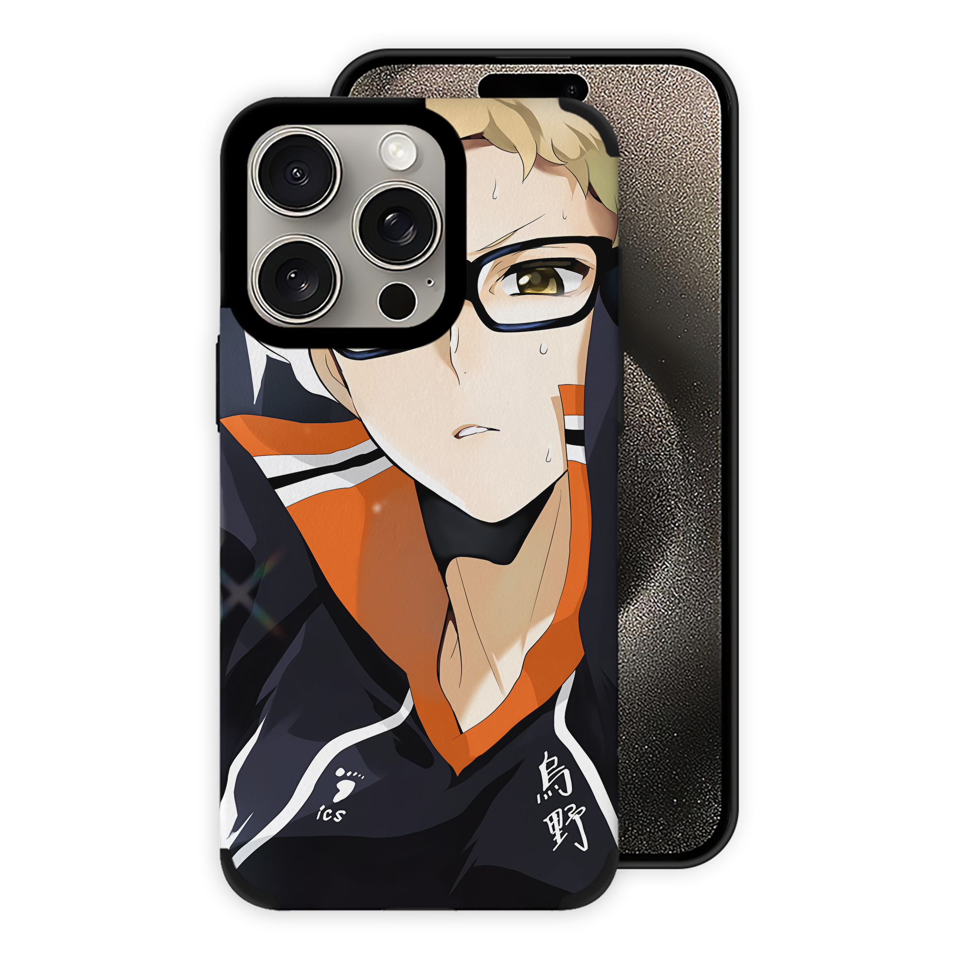 （画像用） ハイキュー!! Haikyu!! 【iPhone15ProMax対応】 PUレザー スマホケース 耐衝撃＆黄変防止