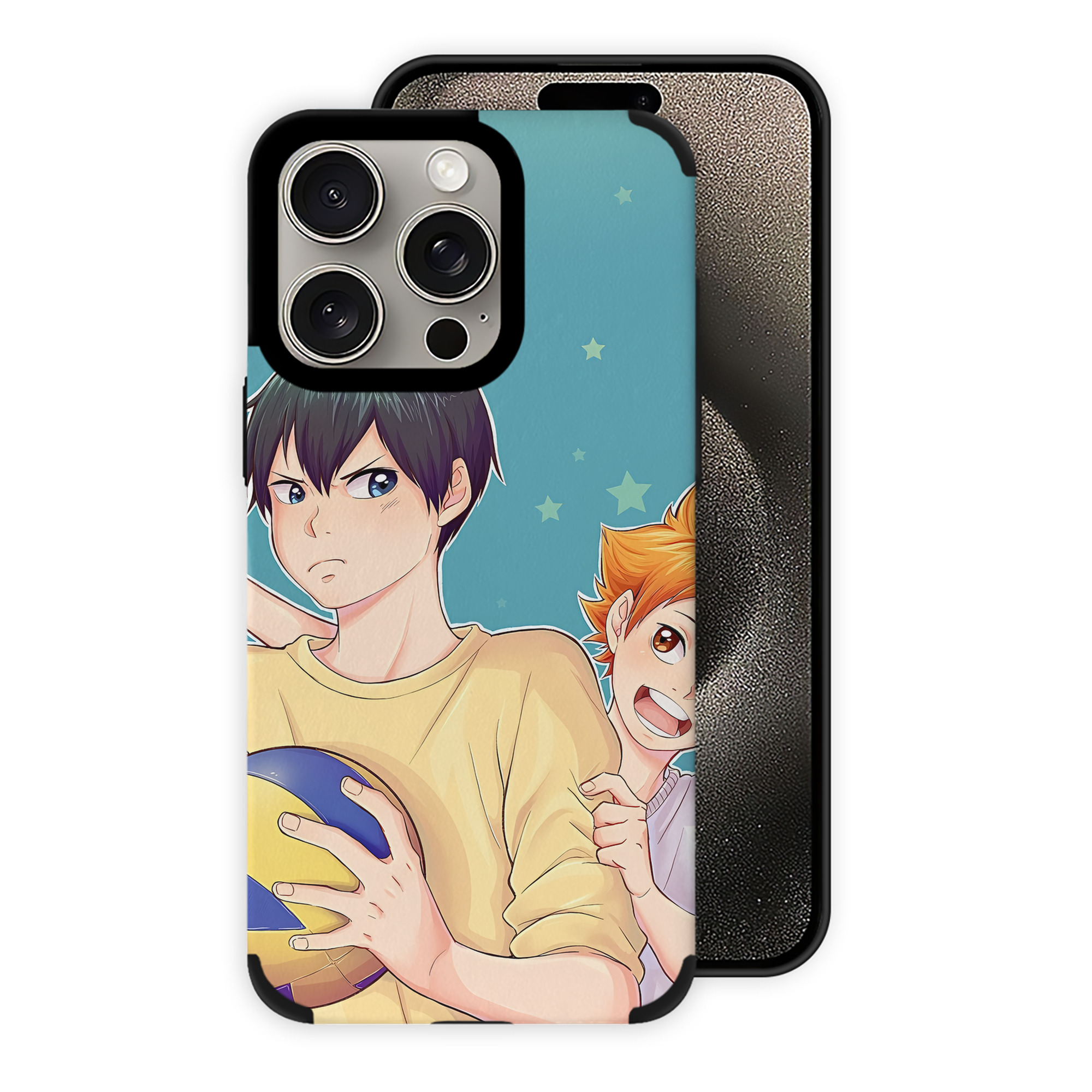 （画像用） ハイキュー!! Haikyu!! 【iPhone15ProMax対応】 PUレザー スマホケース 耐衝撃＆黄変防止
