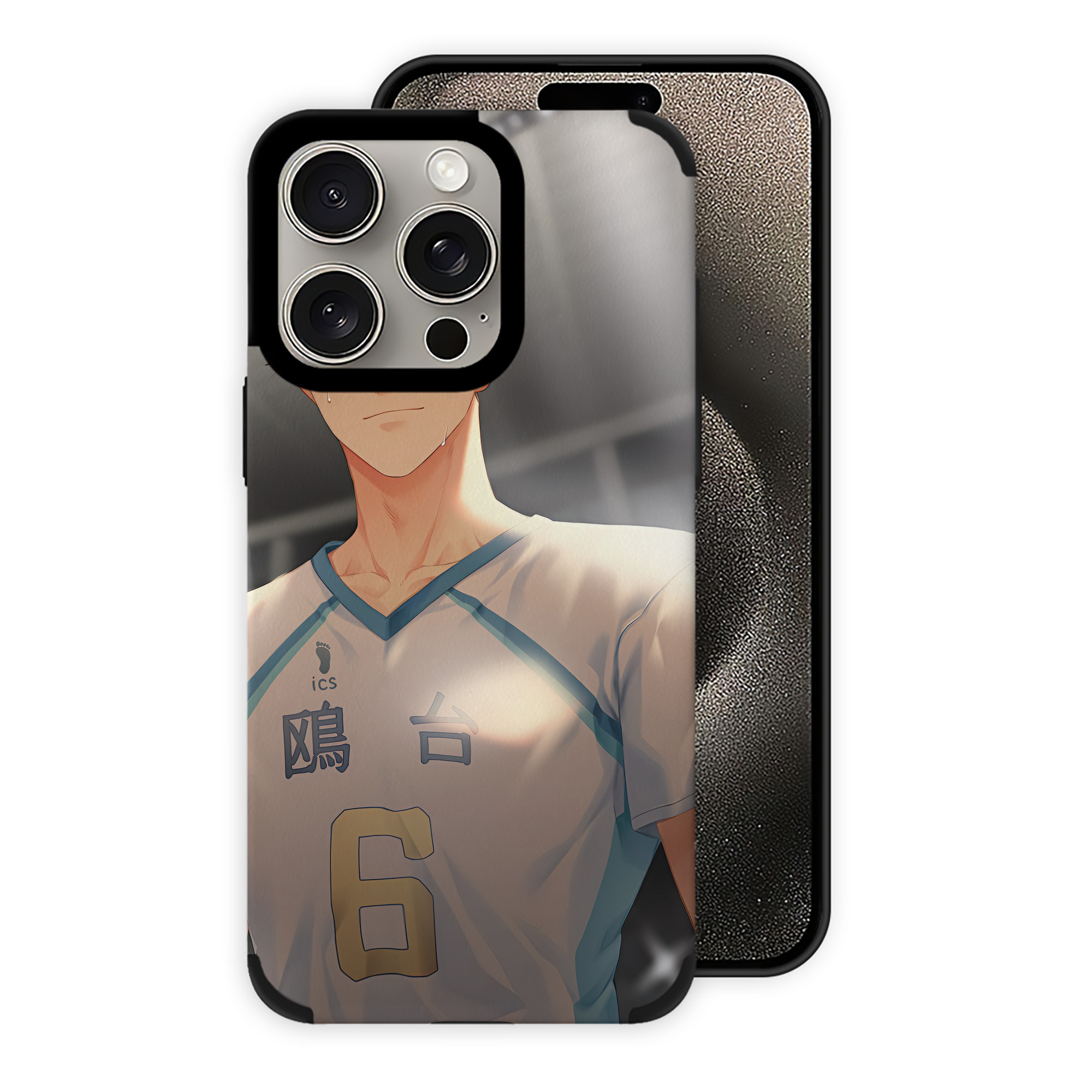 （画像用） ハイキュー!! Haikyu!! 【iPhone15ProMax対応】 PUレザー スマホケース 耐衝撃＆黄変防止