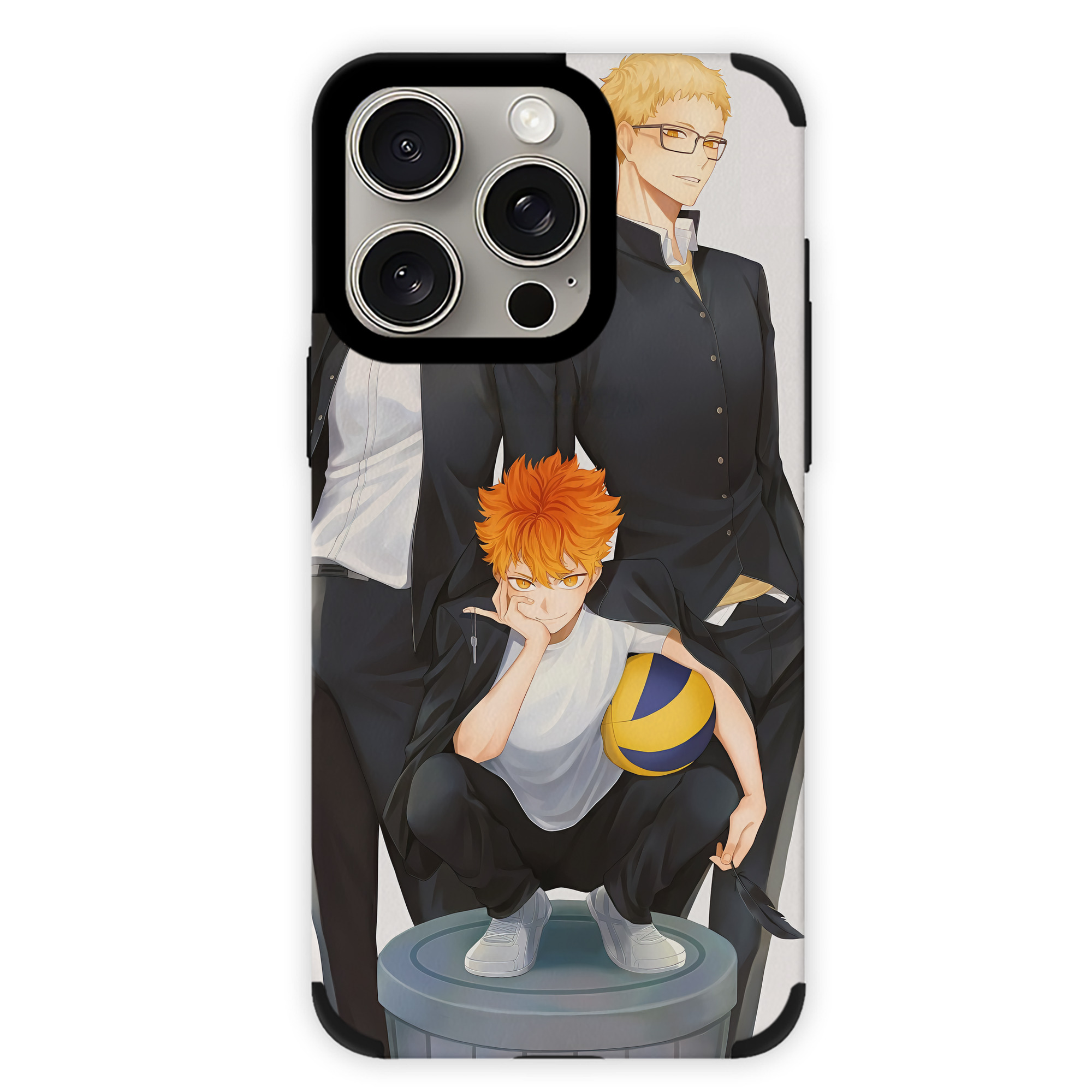 （画像用） ハイキュー!! Haikyu!! 【iPhone15ProMax対応】 PUレザー スマホケース 耐衝撃＆黄変防止
