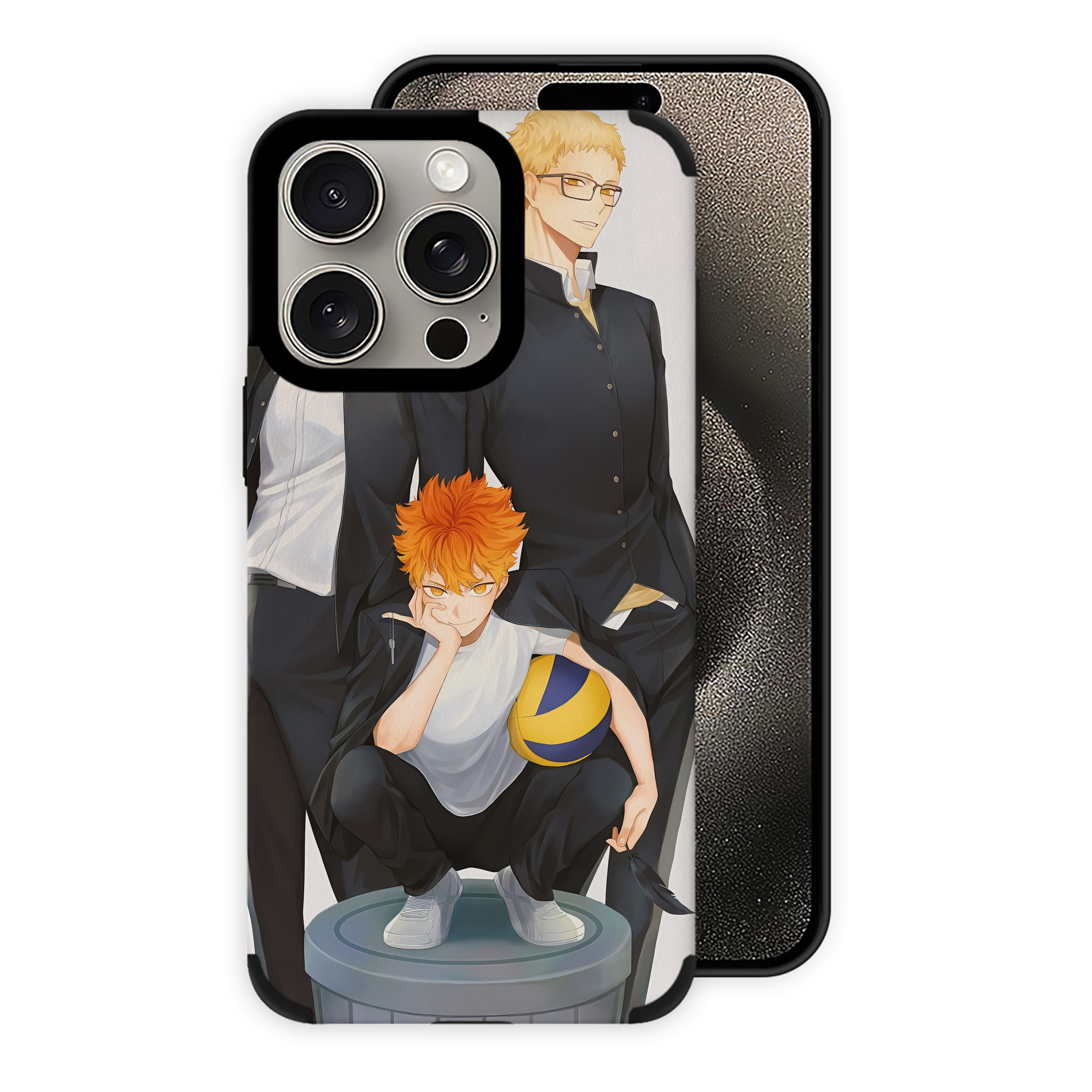 （画像用） ハイキュー!! Haikyu!! 【iPhone15ProMax対応】 PUレザー スマホケース 耐衝撃＆黄変防止