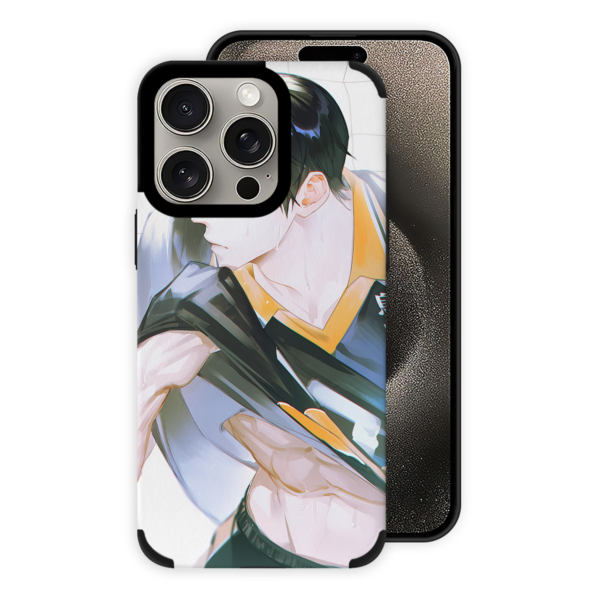 （画像用） ハイキュー!! Haikyu!! 【iPhone15ProMax対応】 PUレザー スマホケース 耐衝撃＆黄変防止