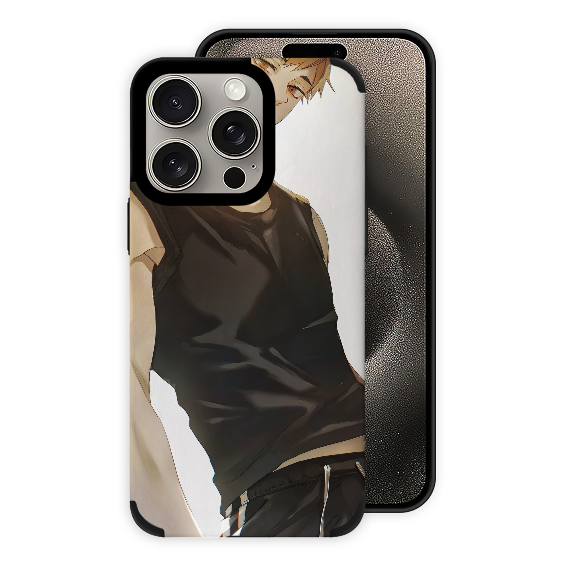 （画像用） ハイキュー!! Haikyu!! 【iPhone15ProMax対応】 PUレザー スマホケース 耐衝撃＆黄変防止