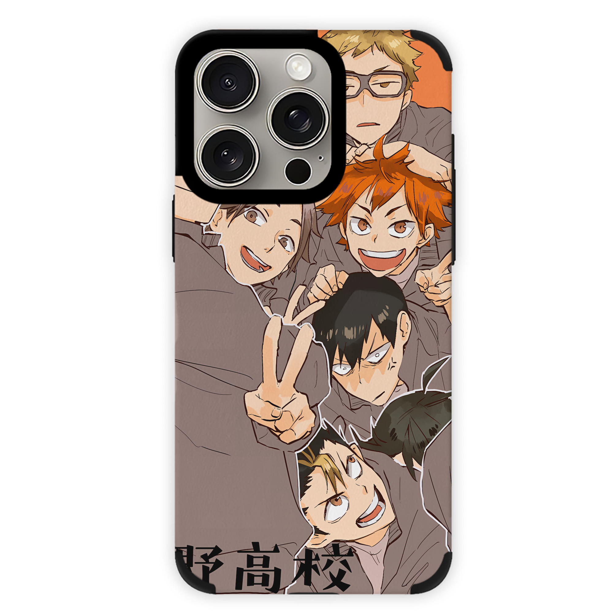 （画像用） ハイキュー!! Haikyu!! 【iPhone15ProMax対応】 PUレザー スマホケース 耐衝撃＆黄変防止