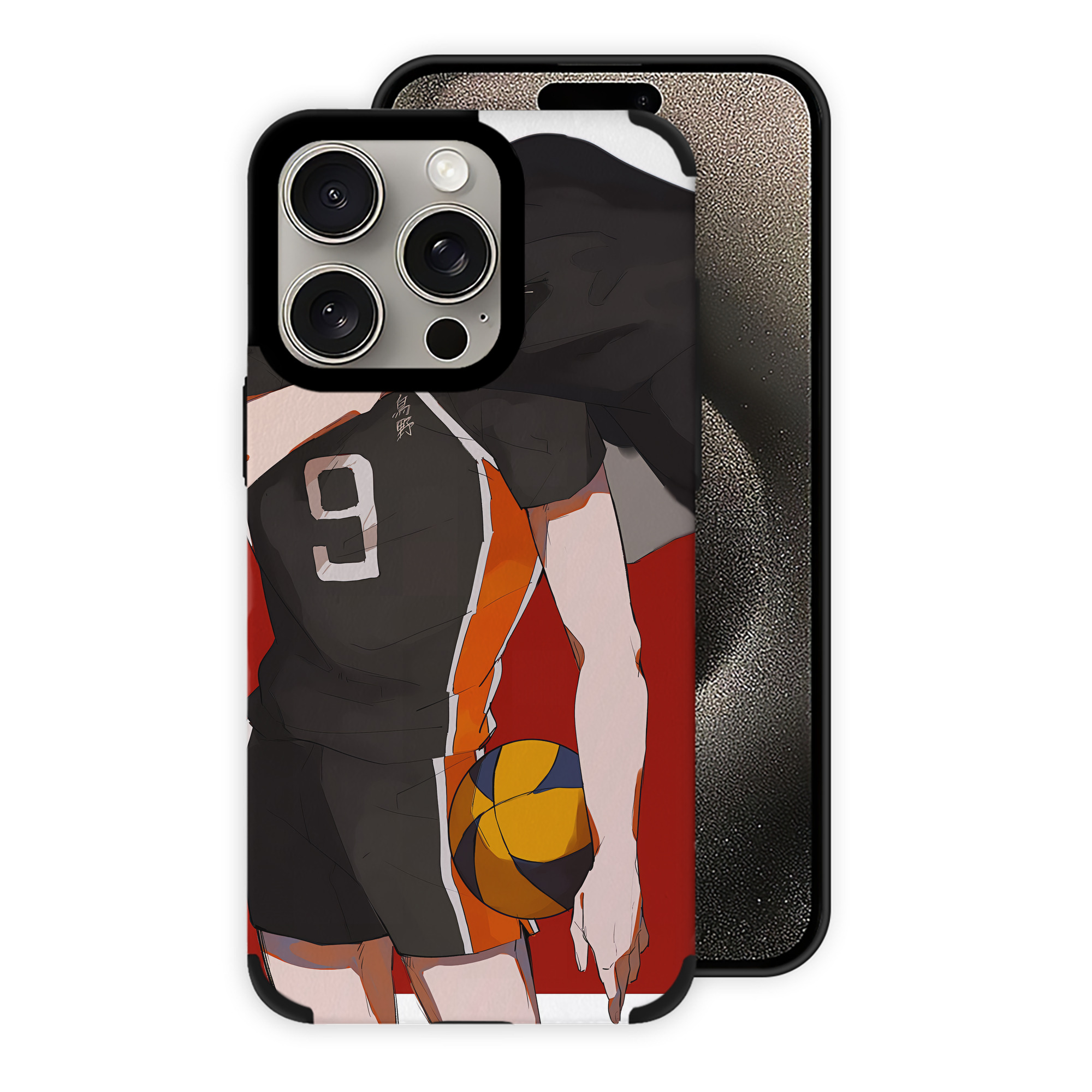 （画像用） ハイキュー!! Haikyu!! 【iPhone15ProMax対応】 PUレザー スマホケース 耐衝撃＆黄変防止