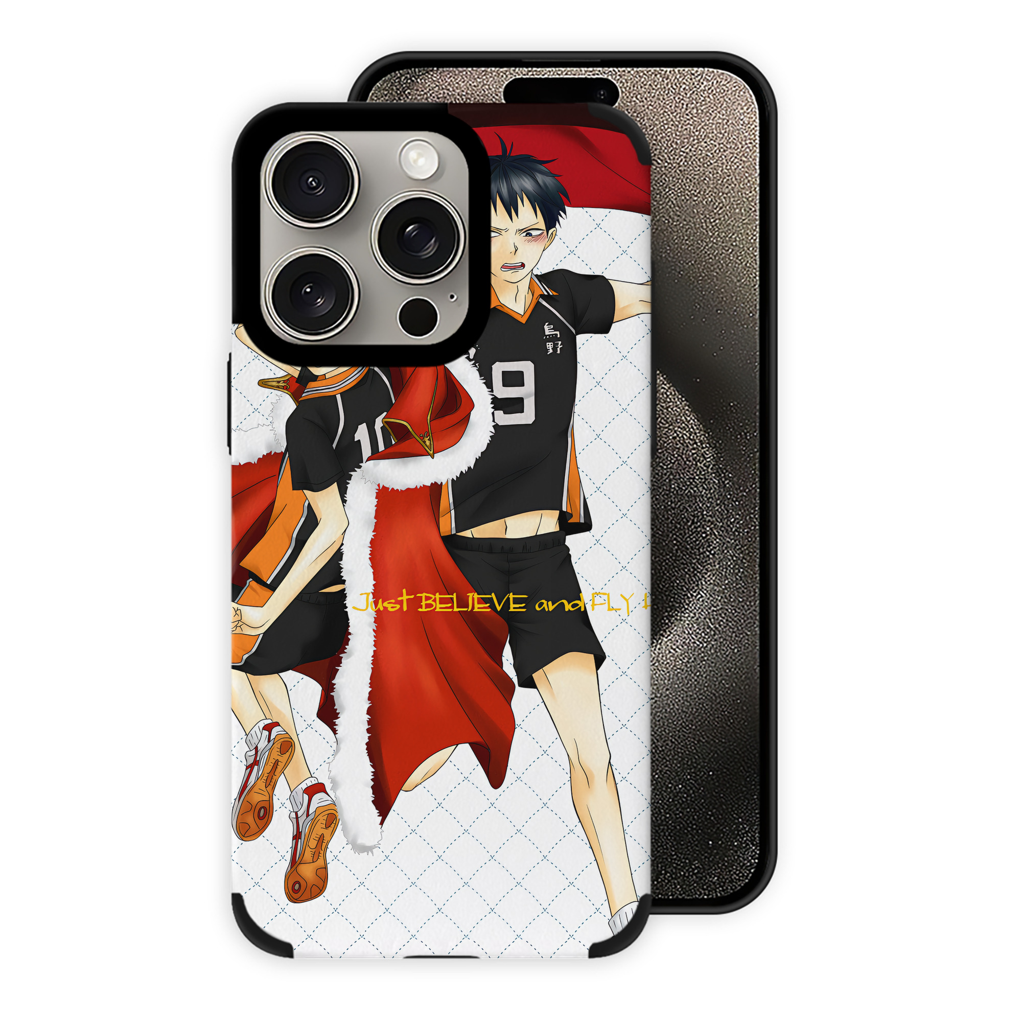 （画像用） ハイキュー!! Haikyu!! 【iPhone15ProMax対応】 PUレザー スマホケース 耐衝撃＆黄変防止