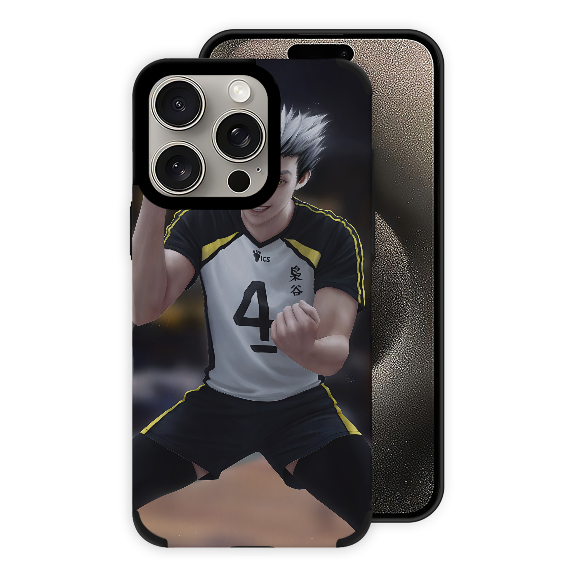 （画像用） ハイキュー!! Haikyu!! 【iPhone15ProMax対応】 PUレザー スマホケース 耐衝撃＆黄変防止