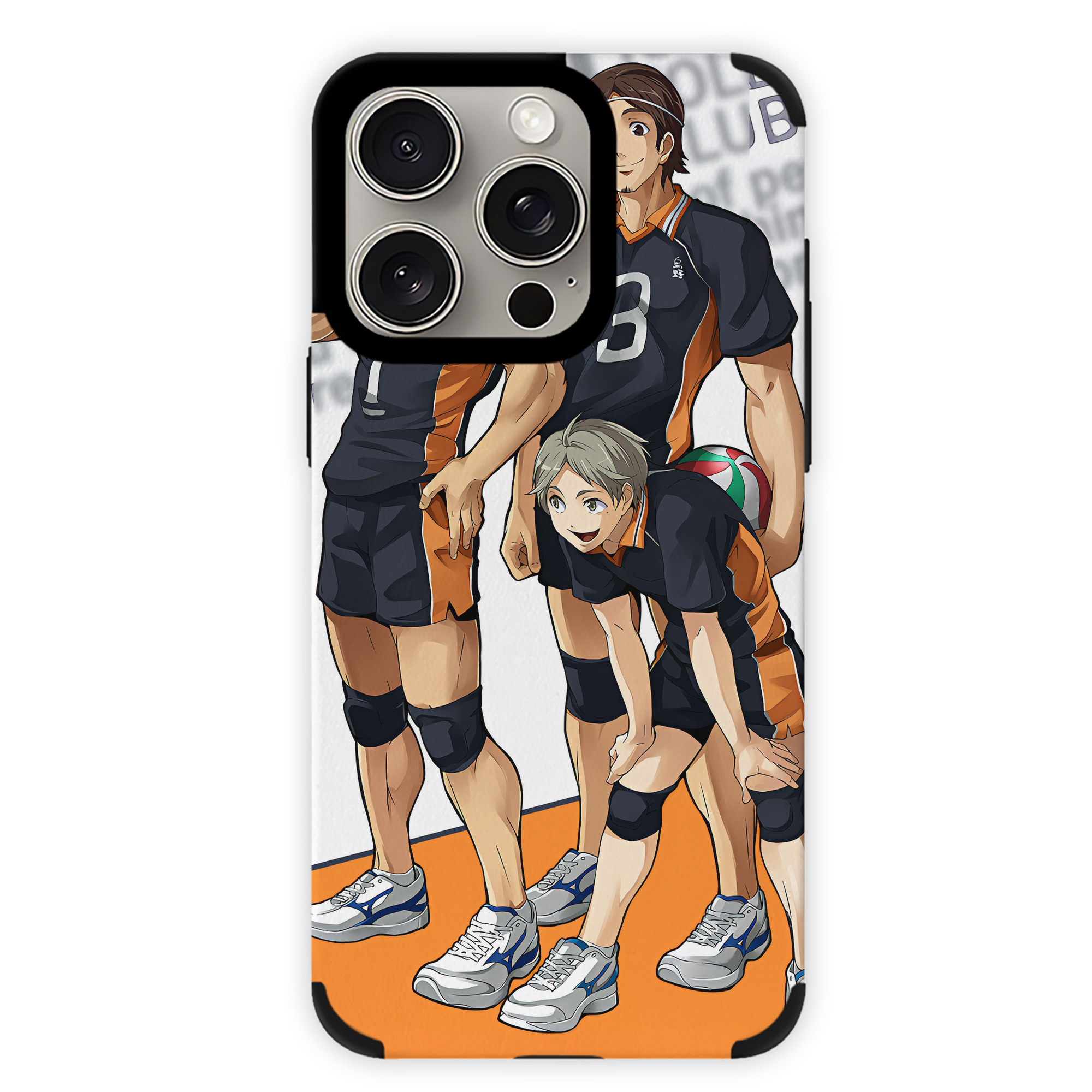 （画像用） ハイキュー!! Haikyu!! 【iPhone15ProMax対応】 PUレザー スマホケース 耐衝撃＆黄変防止